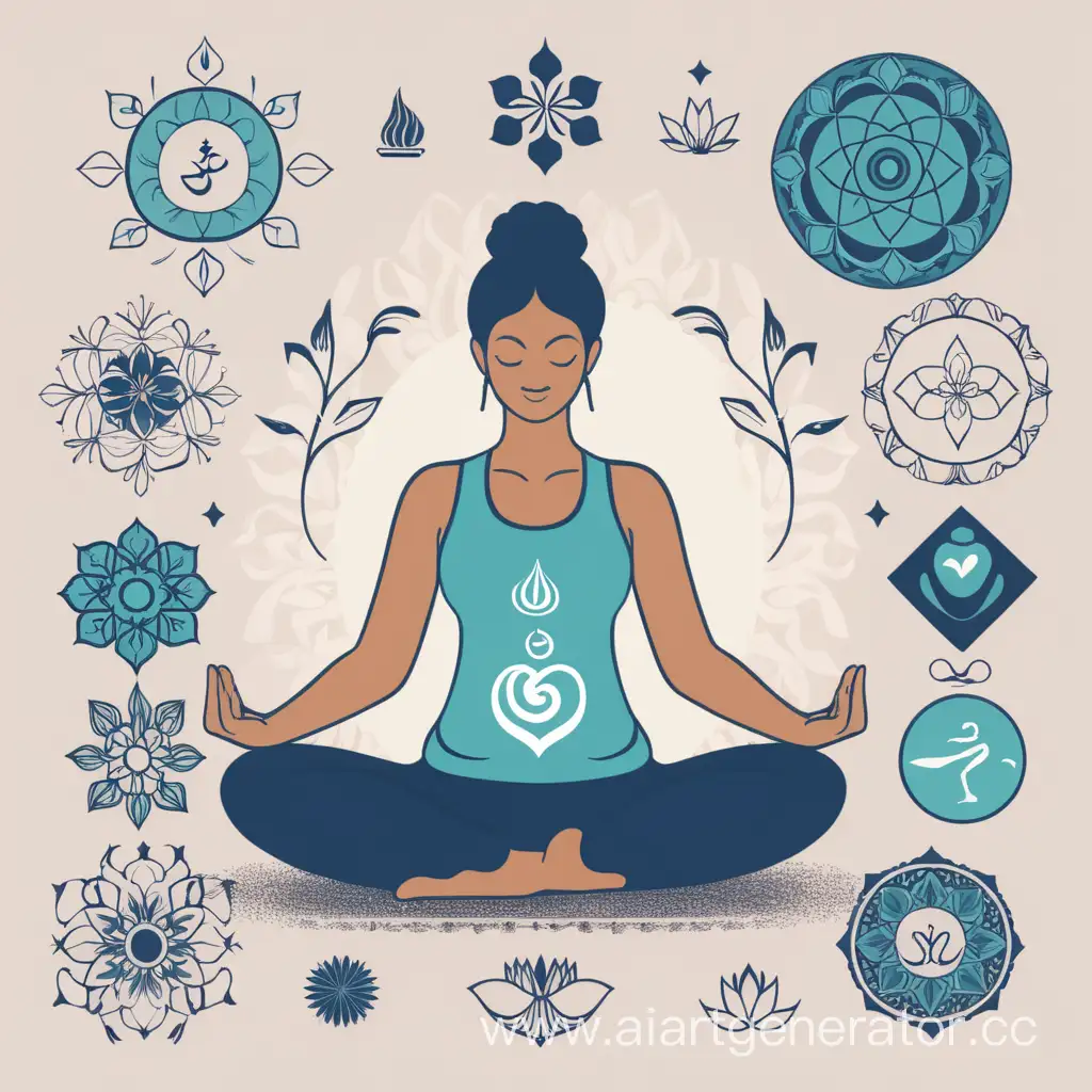 Serene-Yoga-Poses-Vector-TShirt-for-Wellness-Enthusiasts