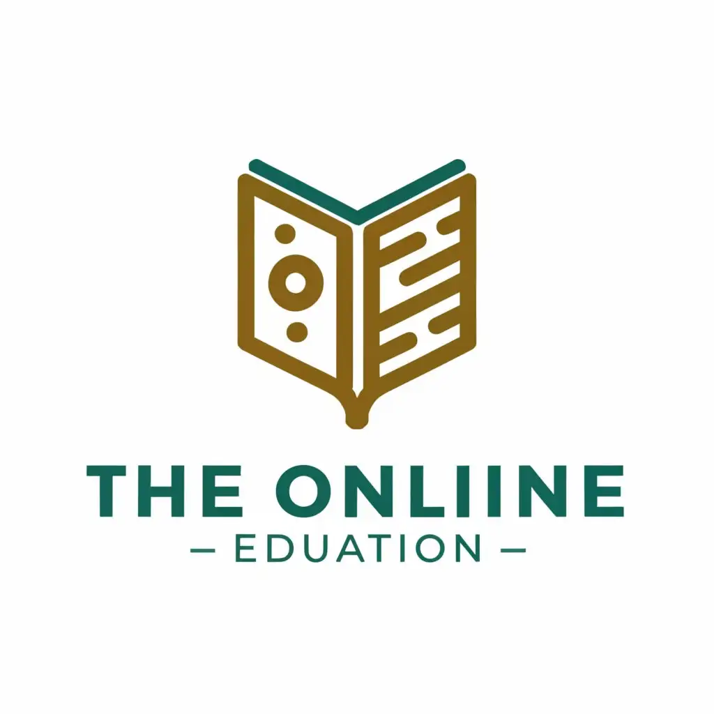 a logo design,with the text "The Online Education", main symbol:EDUCATION,complex,be used in Technology industry,clear background
