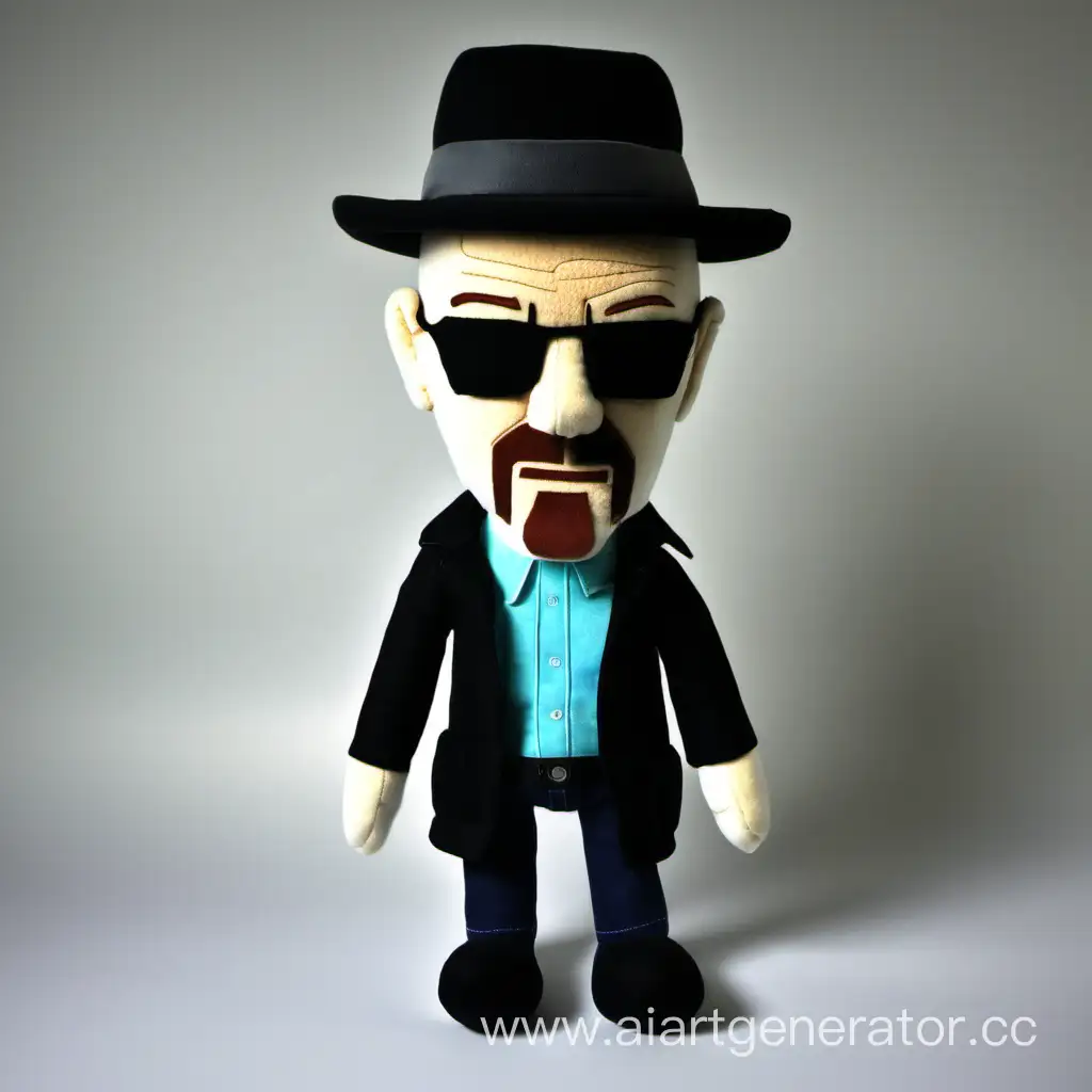 Heisenberg from breaking bad as a plushie