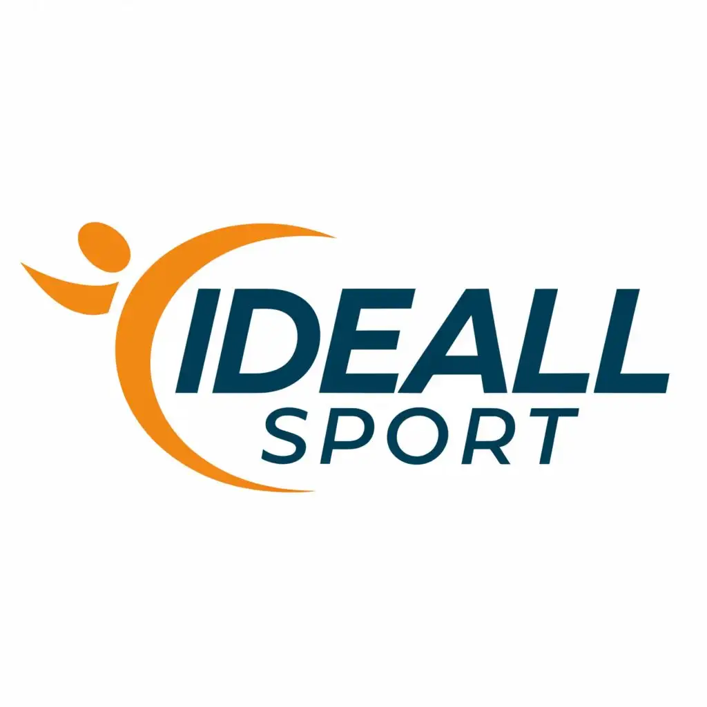 logo, IDEAL, with the text "IDEAL SPORT", typography, be used in Nonprofit industry