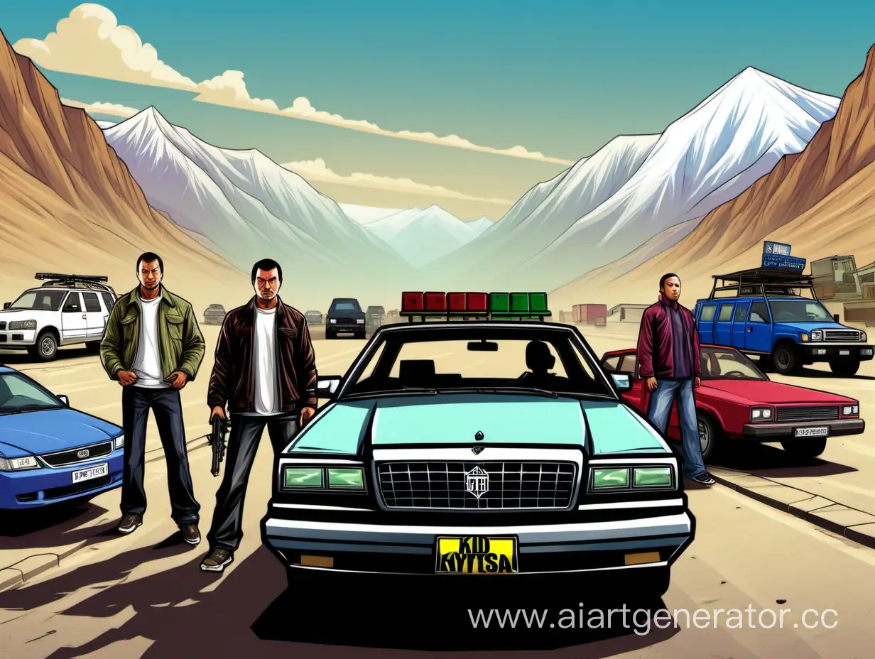 Grand Theft Auto Kyrgyzstan poster