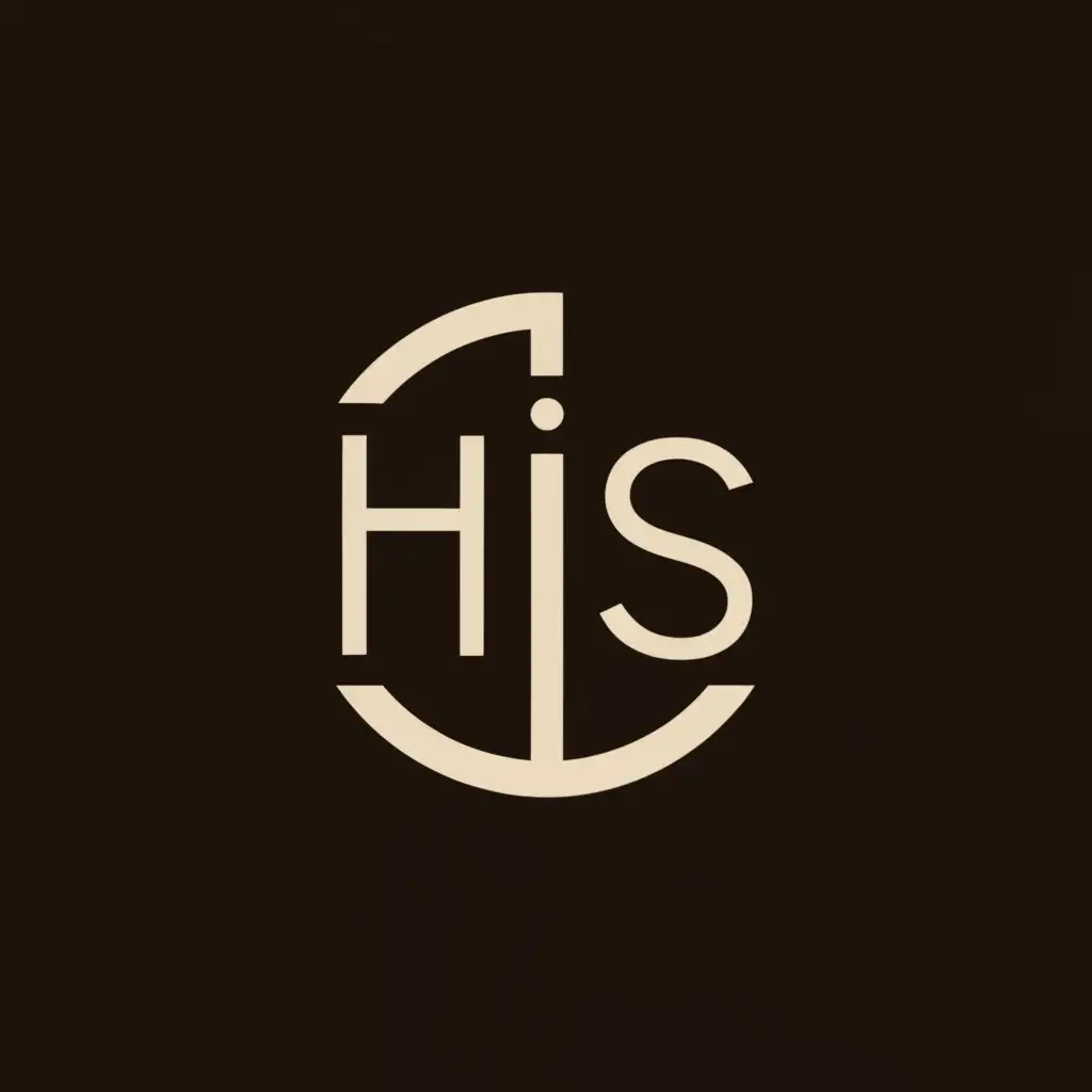 a logo design,with the text "HIS", main symbol:Circle,Moderate,be used in Restaurant industry,clear background