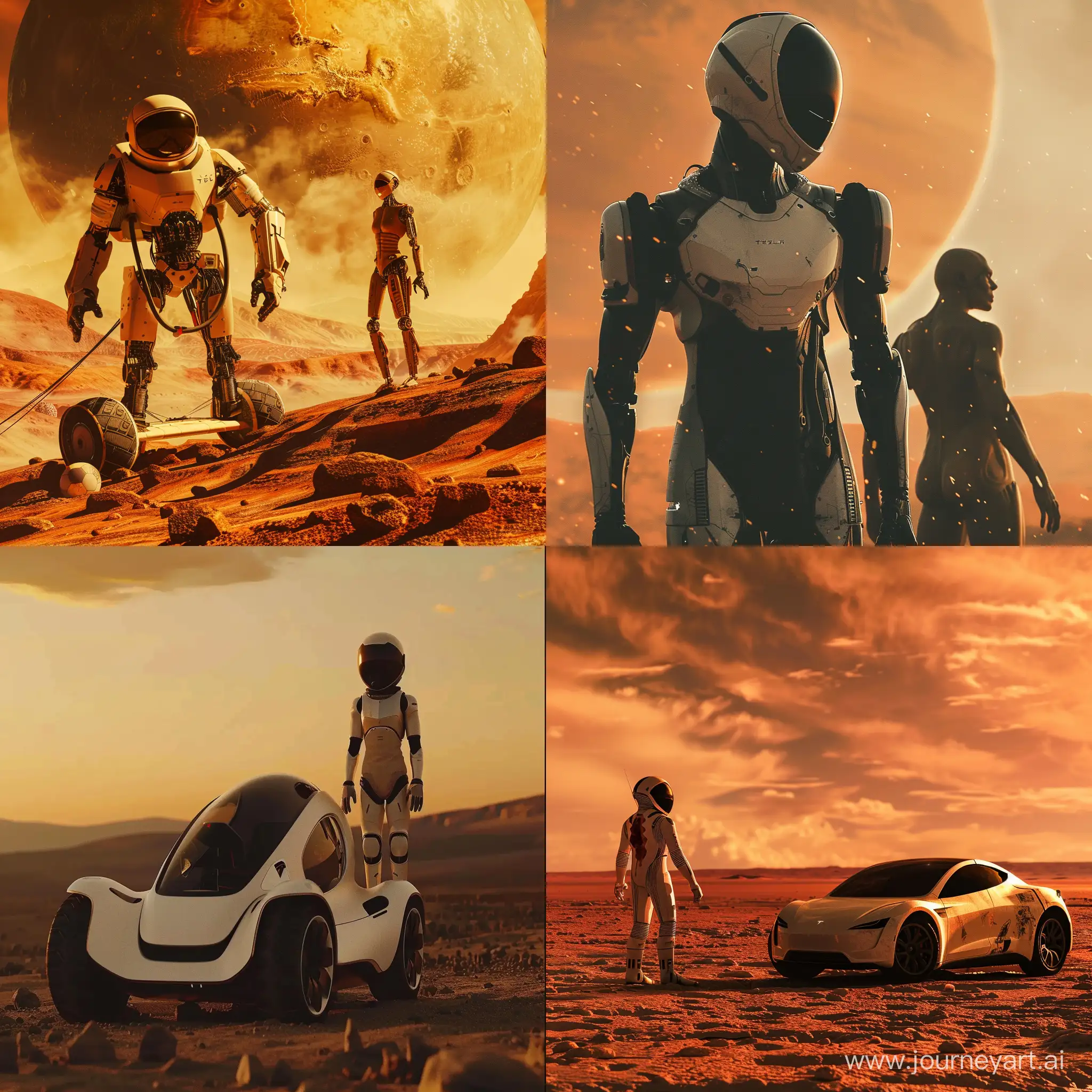 Futuristic-Exploration-Tesla-X-Robot-and-Unsuited-Human-on-Venus
