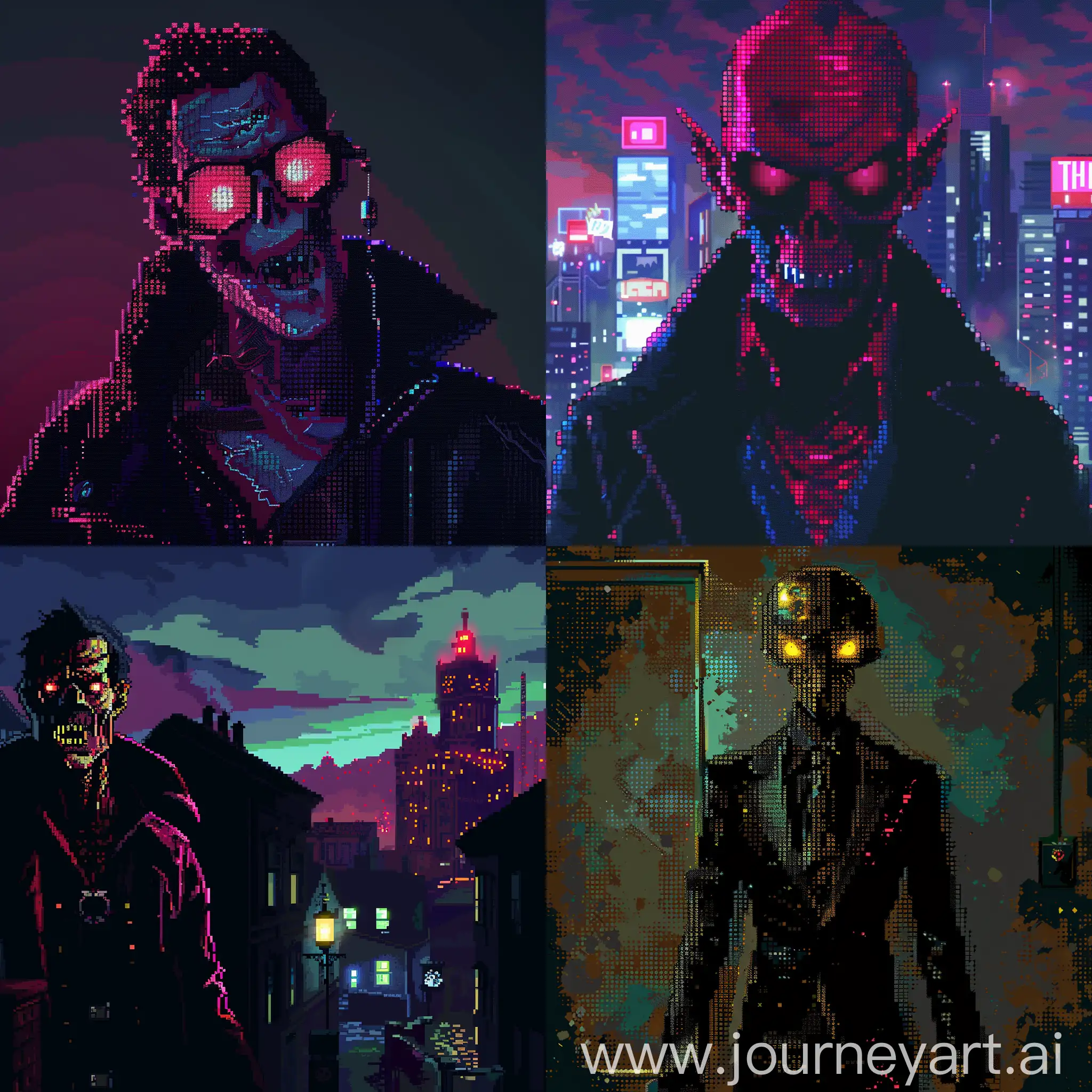 Retro-3D-Pixelated-Vampire-Masquerade-Bloodlines-Art