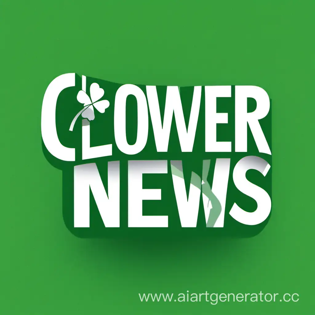Clover-News-Logo-Design-Dynamic-Clover-Symbol-with-Vibrant-Colors