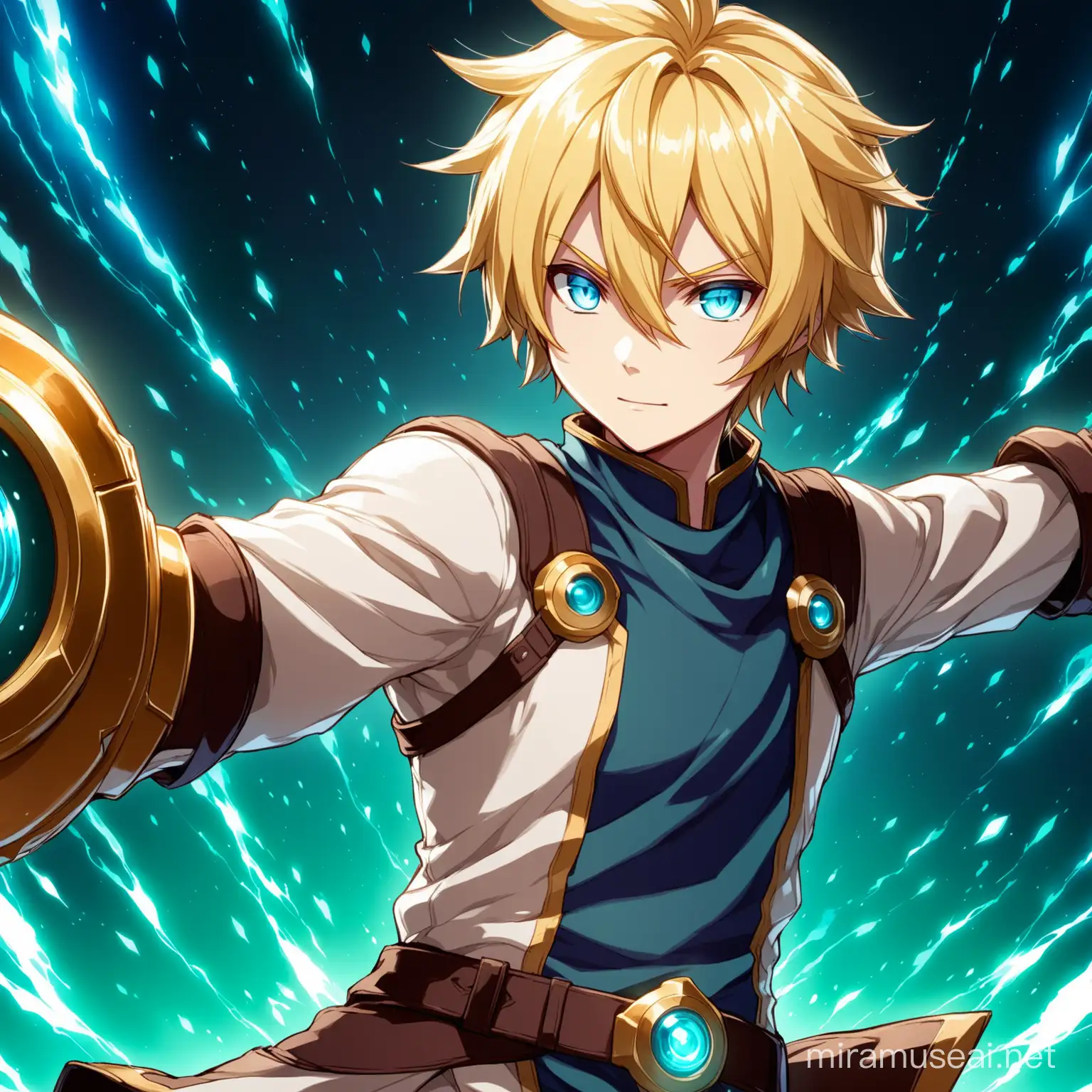 Ezreal the Prodigal Explorer in Animated League of Legends Scene