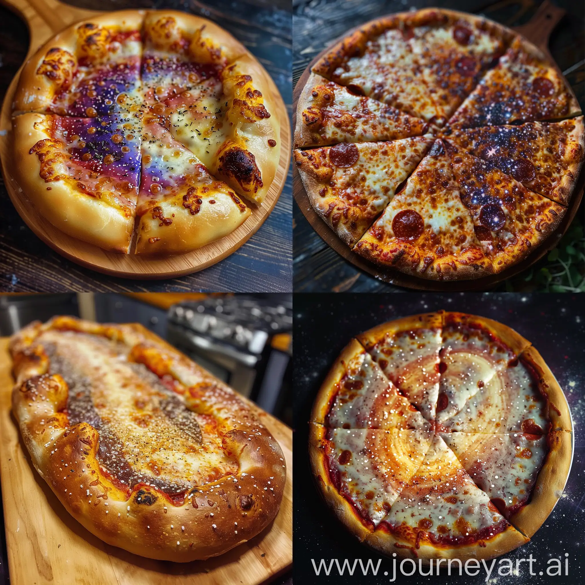 Starry-Night-Pizza-Cosmic-Galaxies-Formed-Like-a-Pizza