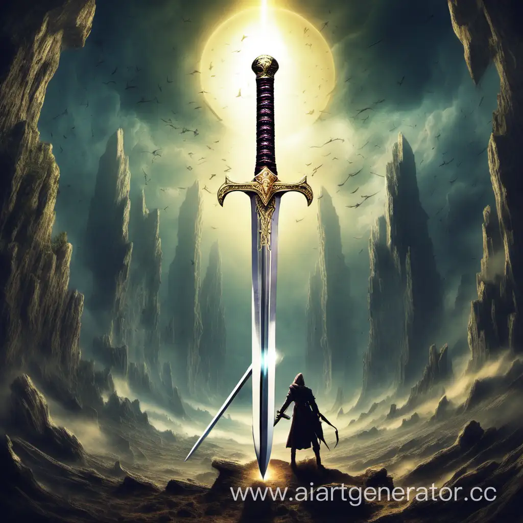 Mystical-Sword-of-Destiny-Illuminated-in-Enigmatic-Glow