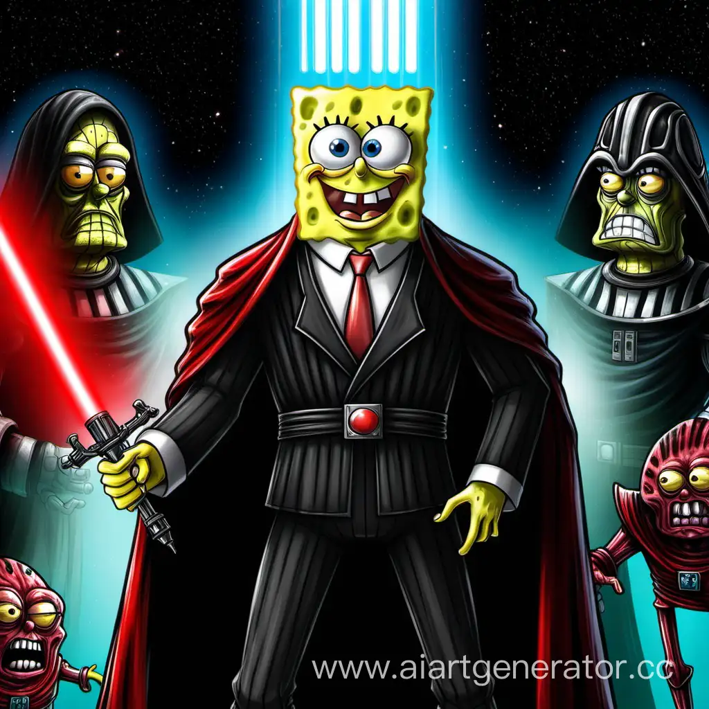 Spongebob squarepants Lord of the Sith