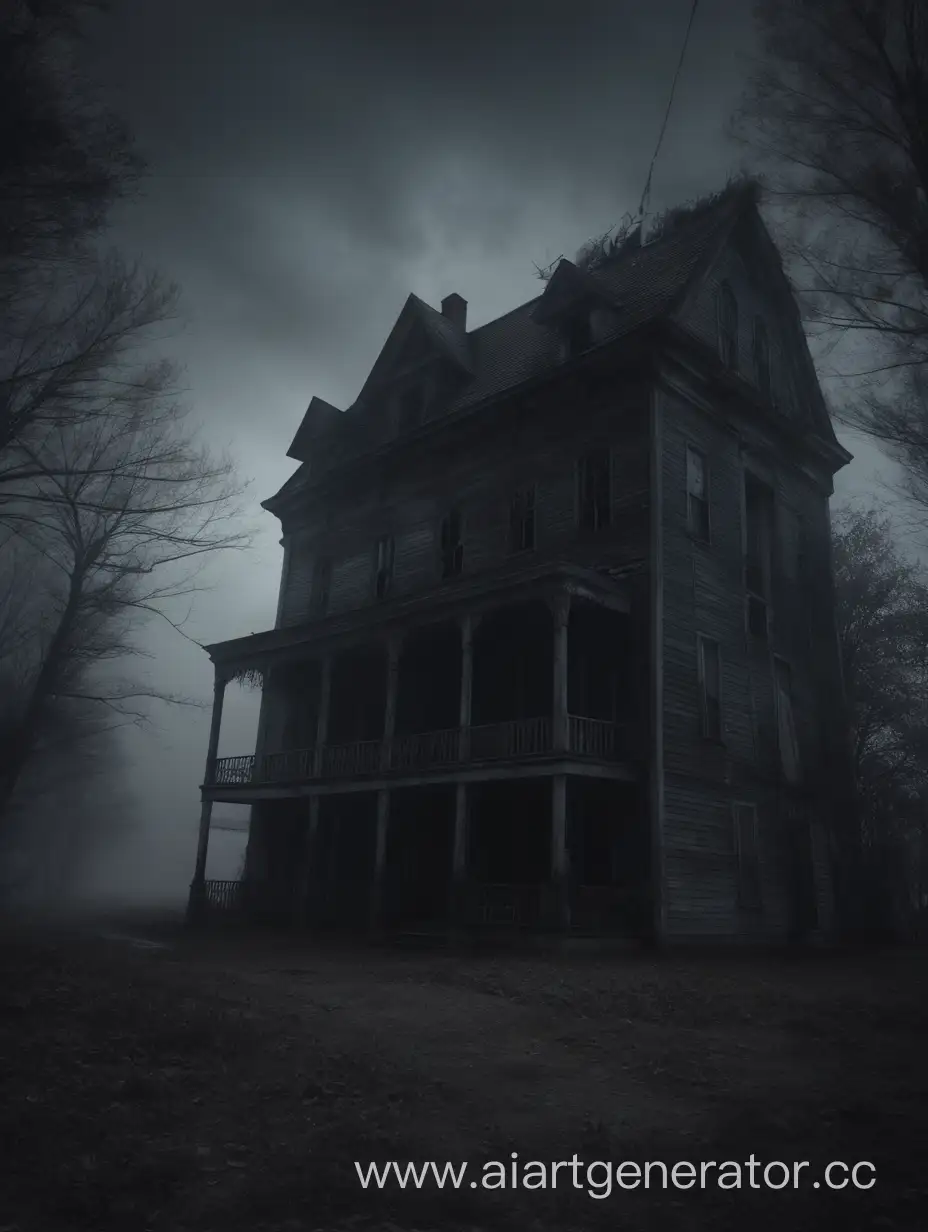 Eerie-Abandoned-Mansion-at-Dusk