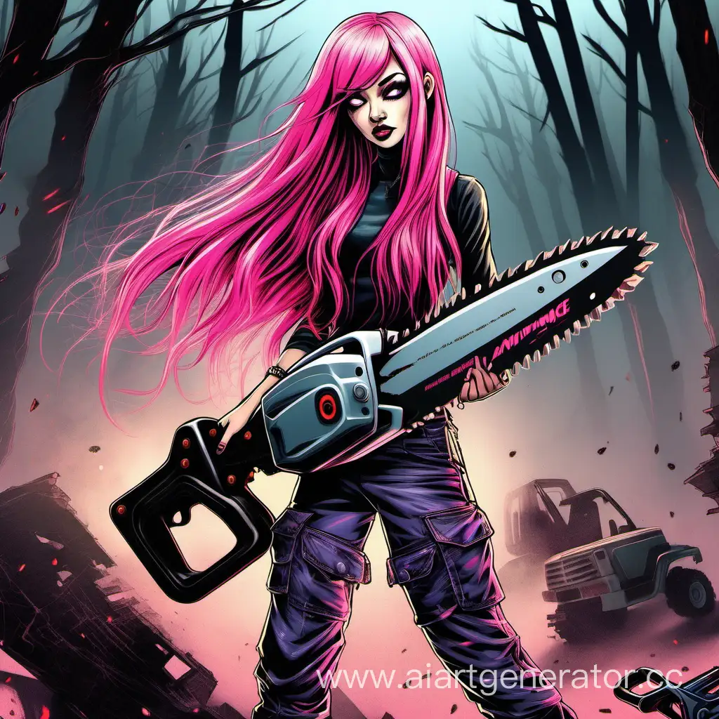 Avenging-Angel-with-Pink-Hair-and-Chainsaw