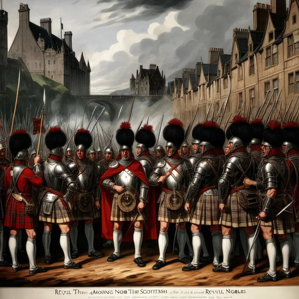 Scottish Nobles Stage Revolt Against the Monarchy