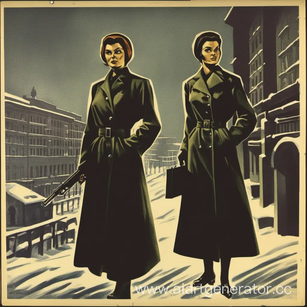 Sinister-Soviet-Female-Spies-in-Action