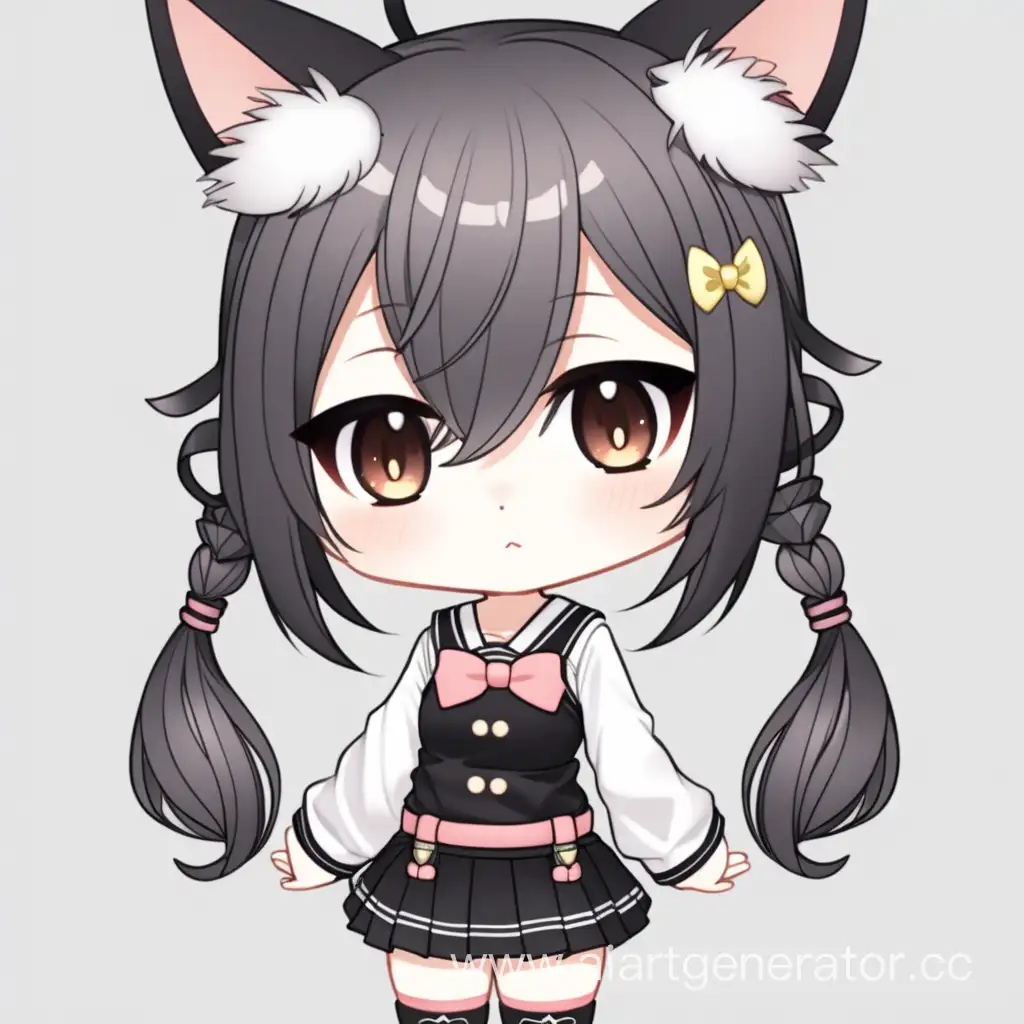 Adorable-Chibi-Anime-Girl-with-Cat-Ears-in-Whimsical-Wonderland
