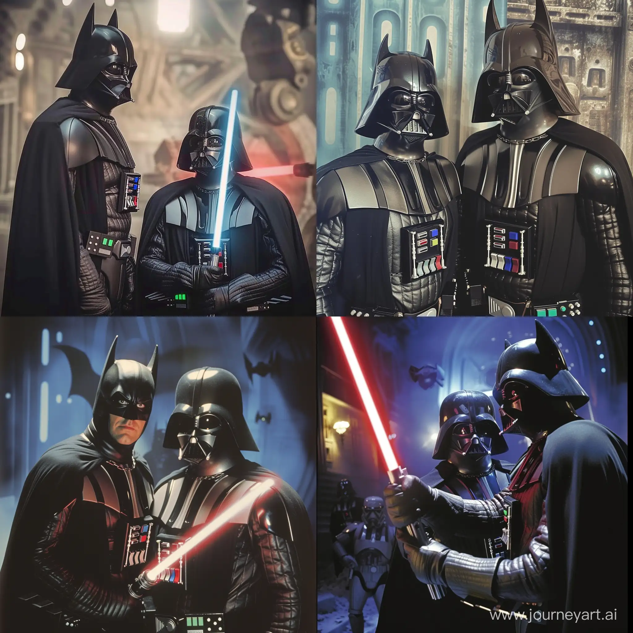 batman and darth vader