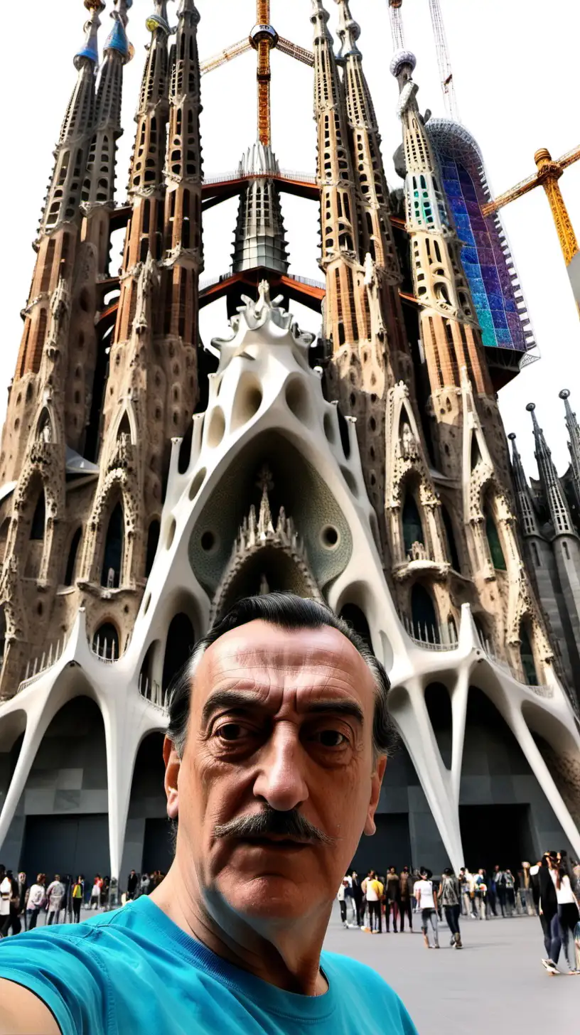 Dal Selfie at Sagrada Familia
