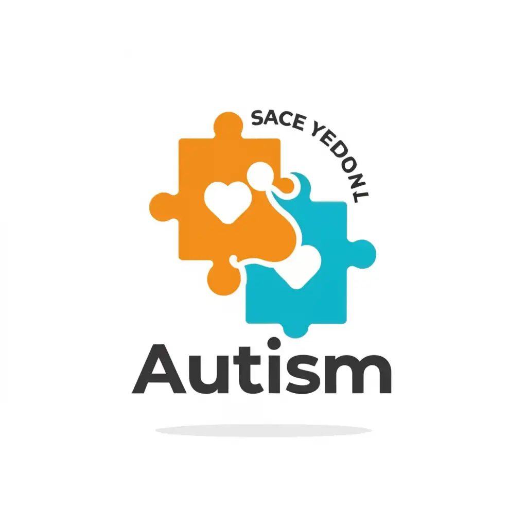 LOGO-Design-For-Autism-Awareness-Puzzle-Pieces-with-Heart-and-Hand-Minimalism