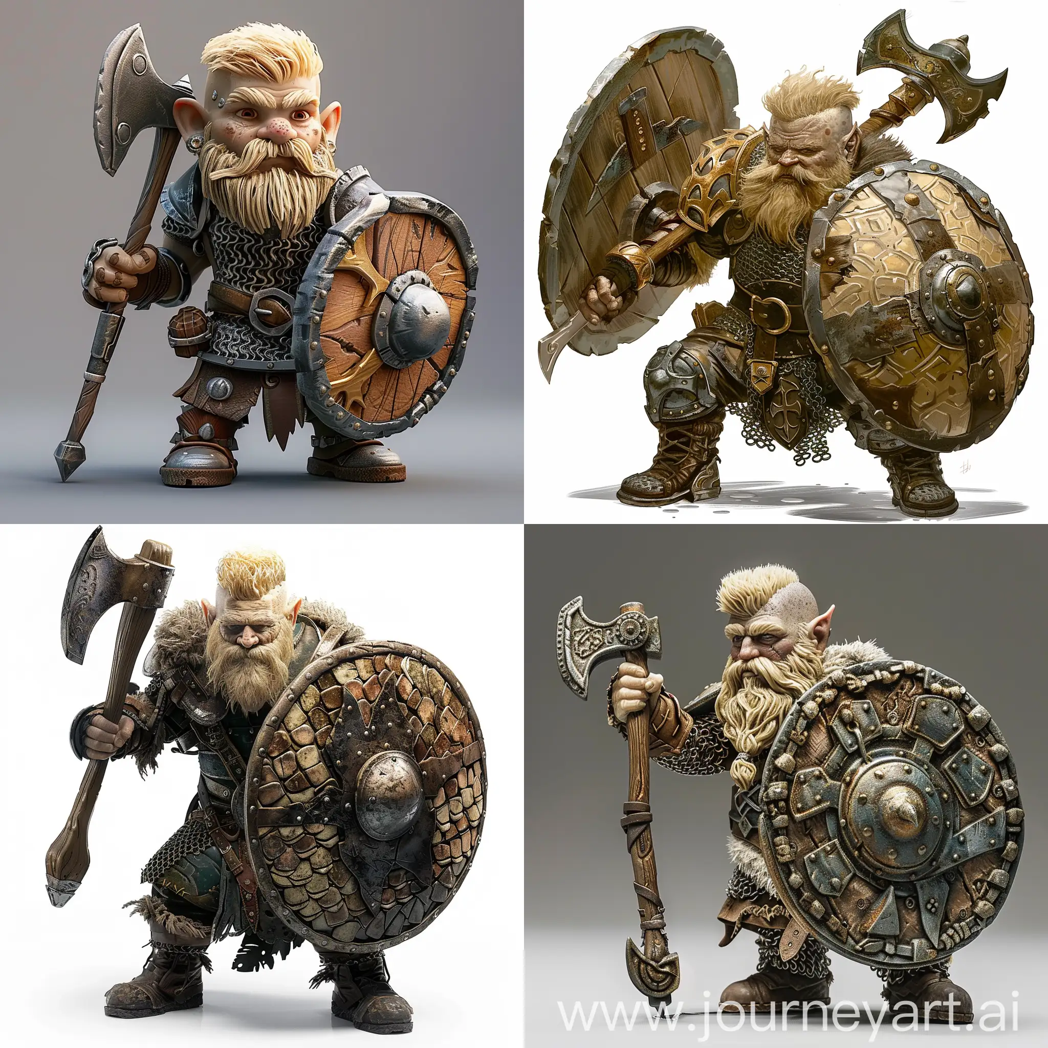 Blonde-Dwarf-Warrior-in-Scalemail-Armor-with-Shield-and-War-Axe