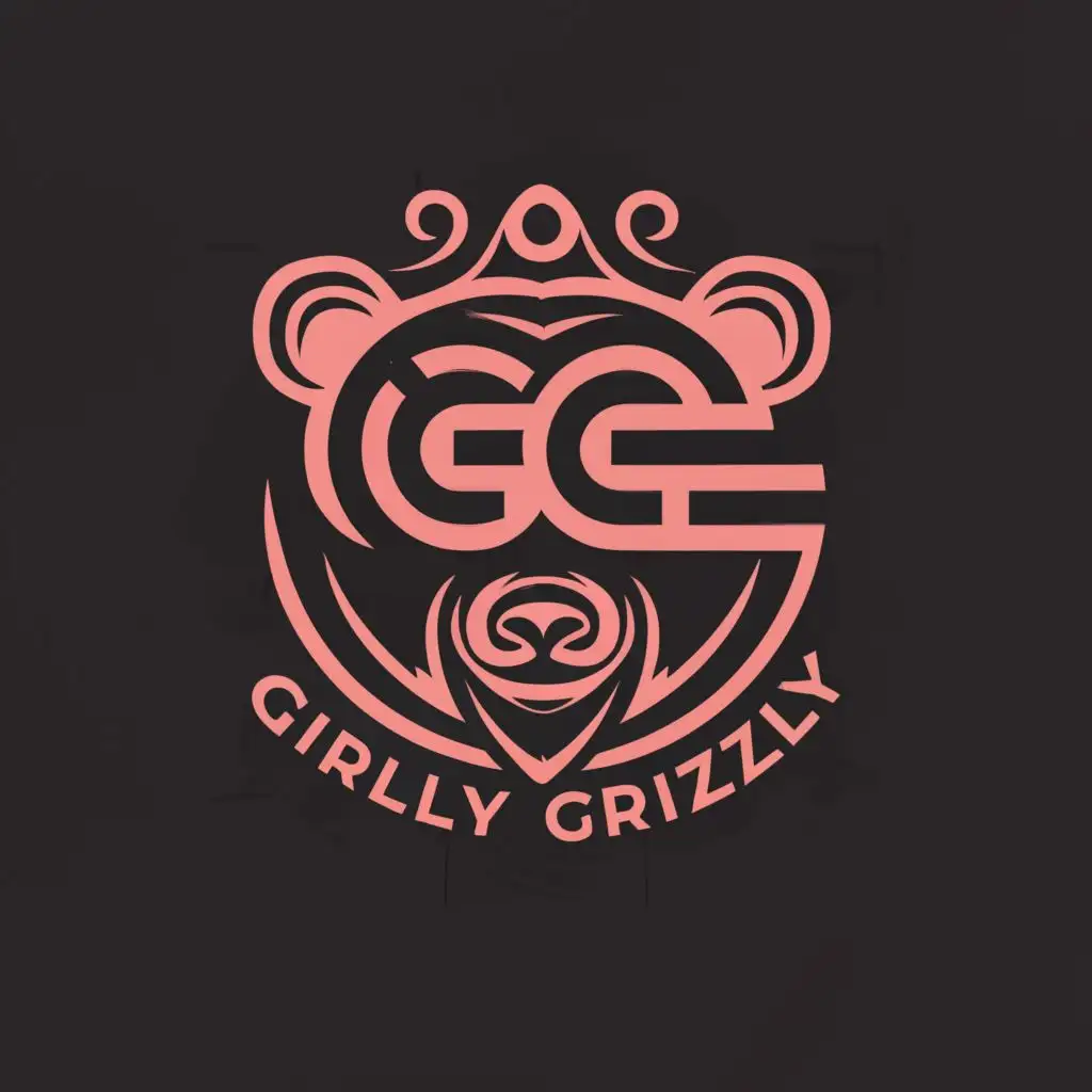 LOGO-Design-For-Girly-Grizzly-Bold-GG-Emblem-for-Entertainment-Industry
