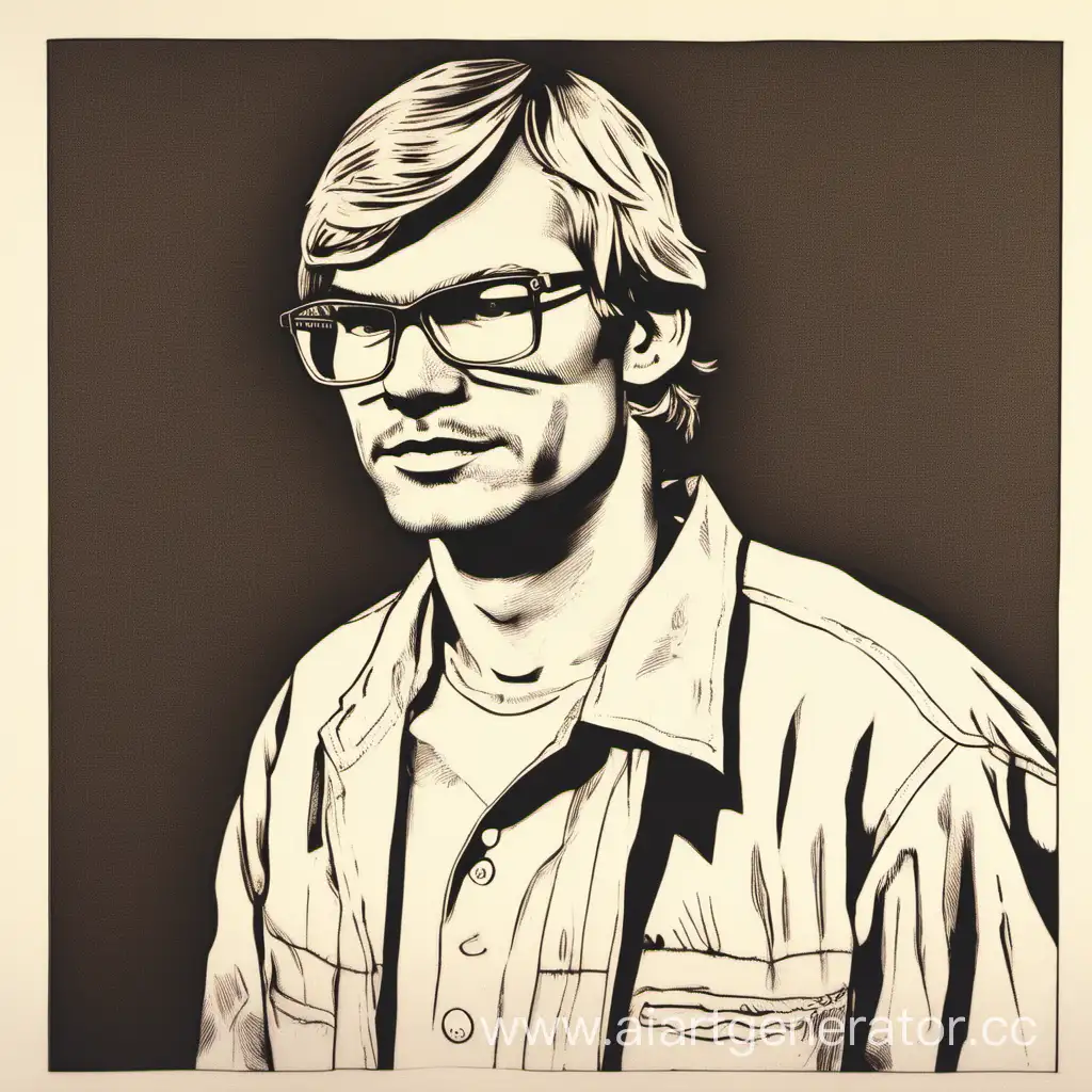 Portrait-of-Jeffrey-Dahmer-Infamous-Serial-Killer