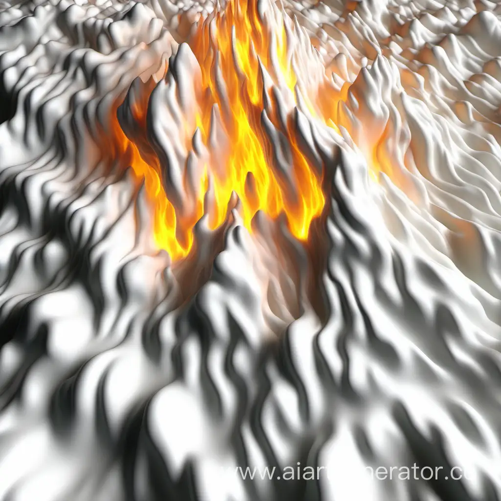 Vibrant-3D-White-Lava-Flame-Texture