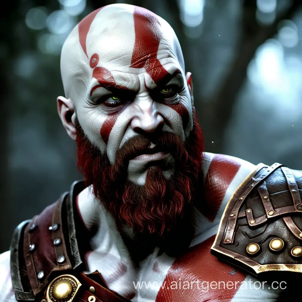Mighty-Kratos-God-of-War-Wielding-Chaos-Blades-in-Epic-Battle