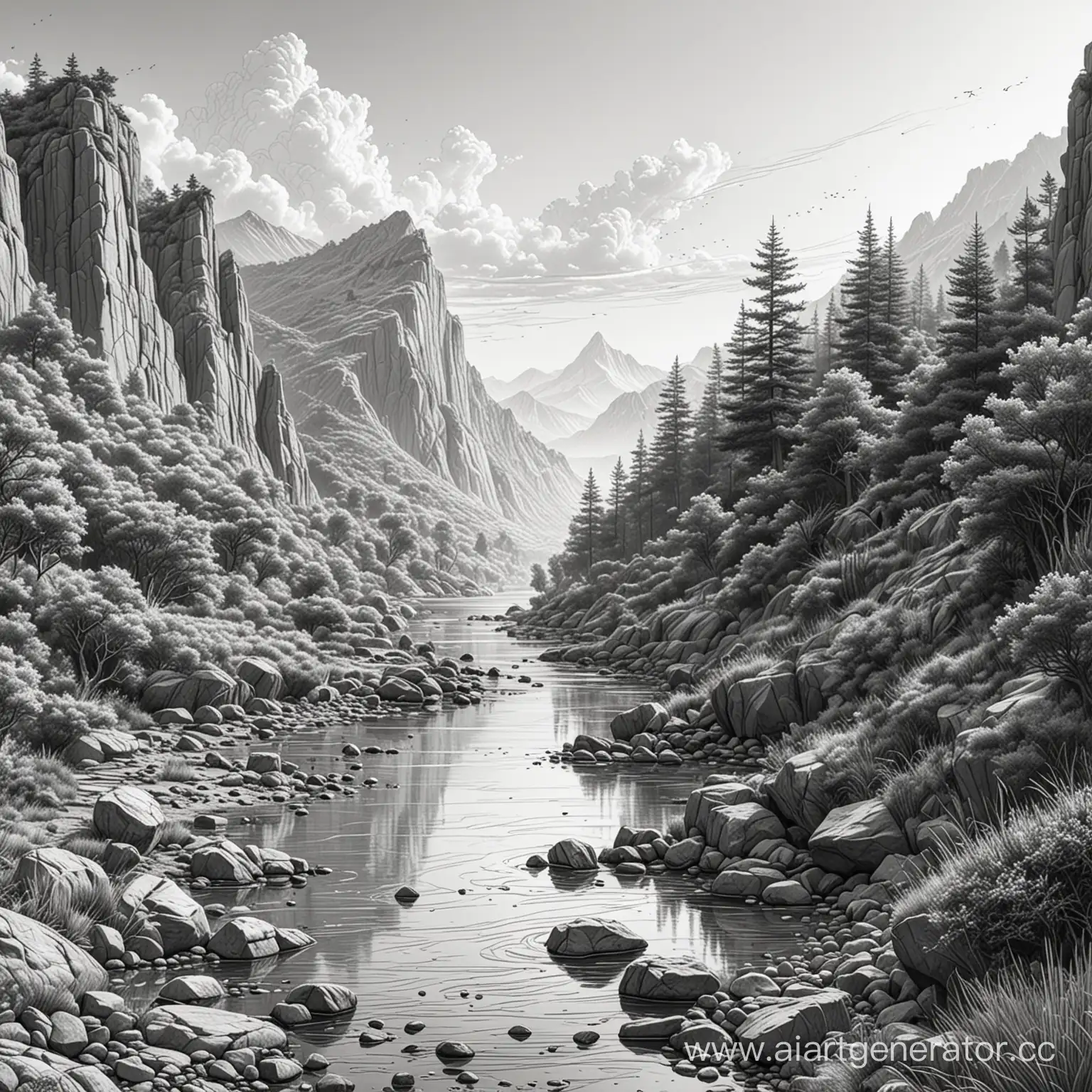 Detailed-Sketch-Tranquil-Landscape-with-Realistic-Elements