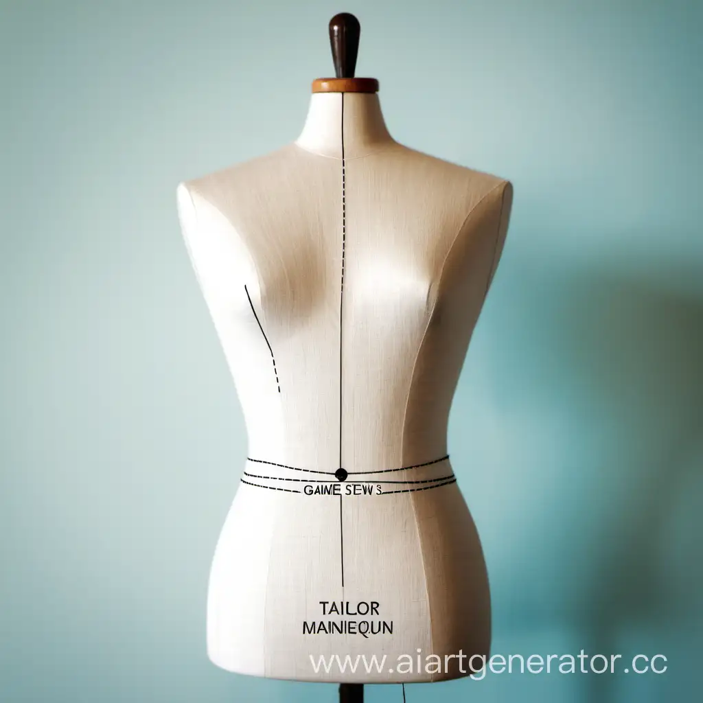 Tailors-Mannequin-Sewing-Thread-Crafting-Artistry-in-a-Tailors-Workshop