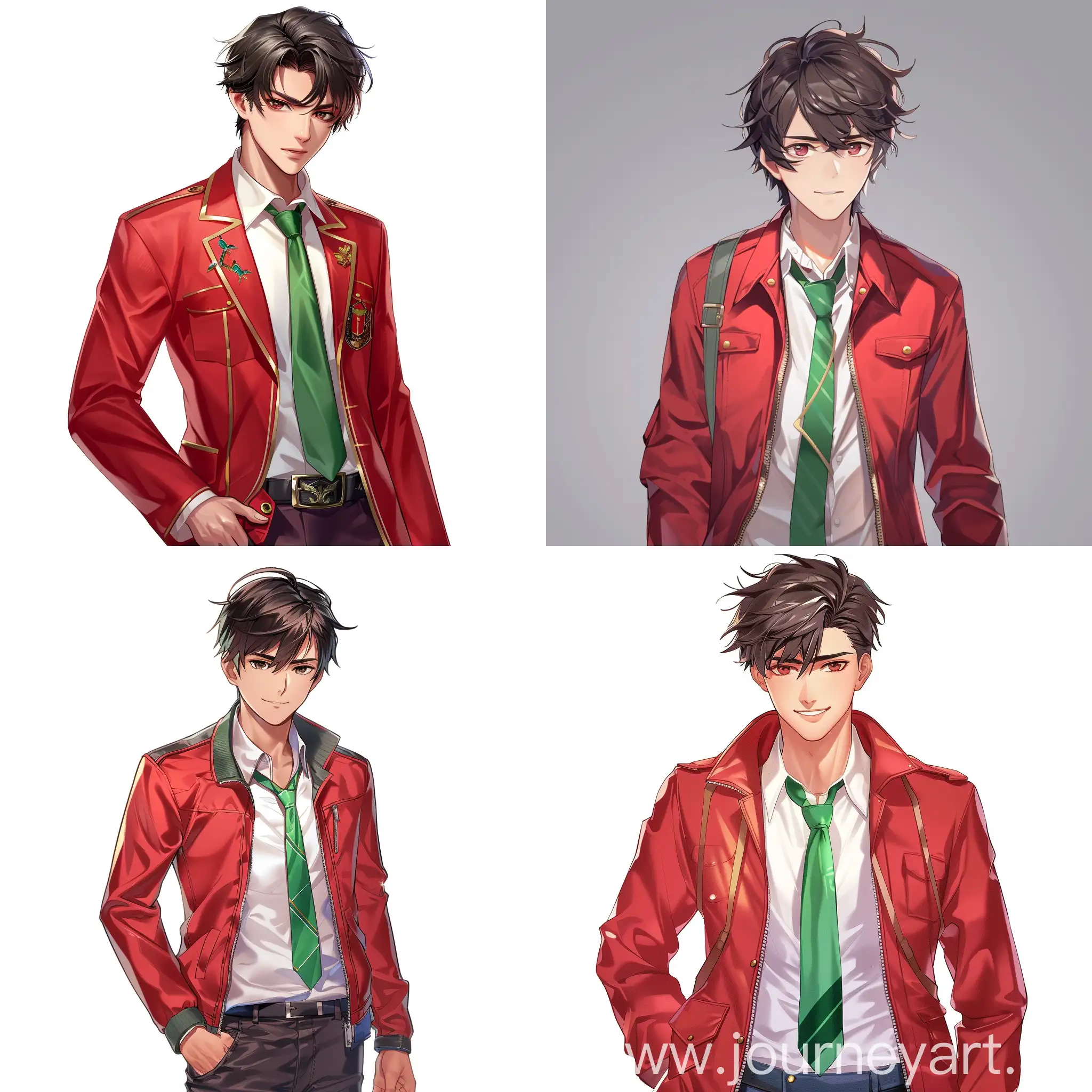 Stylish-Male-Student-in-Classic-Red-Jacket-and-Green-Tie-Visual-Novel-Style-Portrait