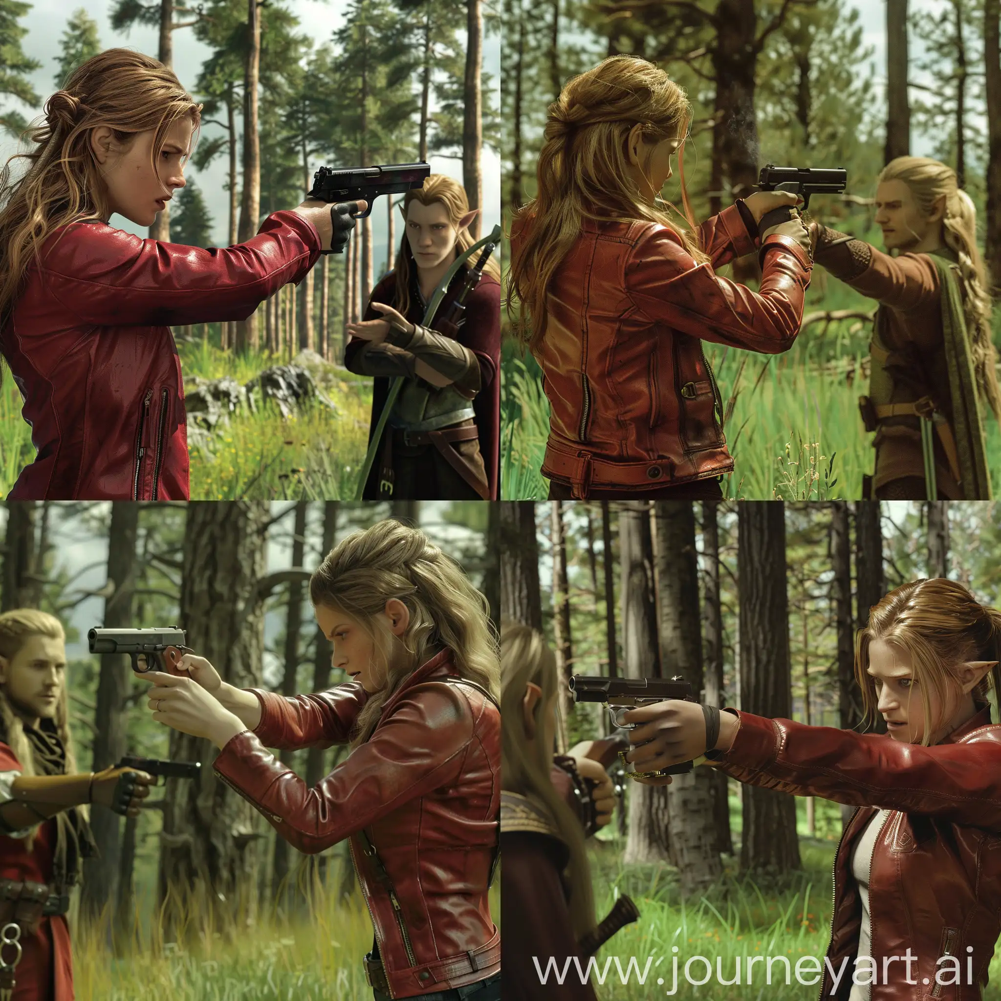 Claire-Redfield-Confronts-Legolas-in-Epic-Showdown