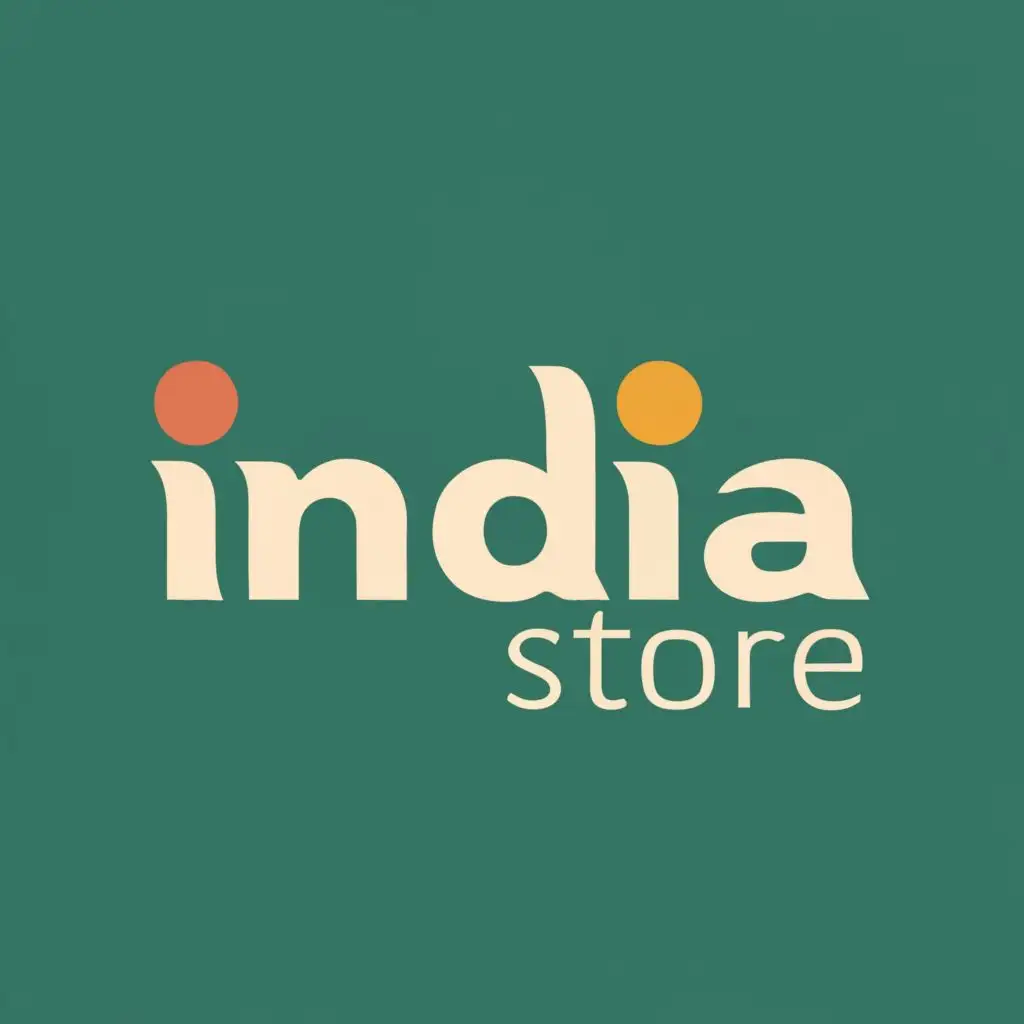 logo, India, with the text "India Store", typography