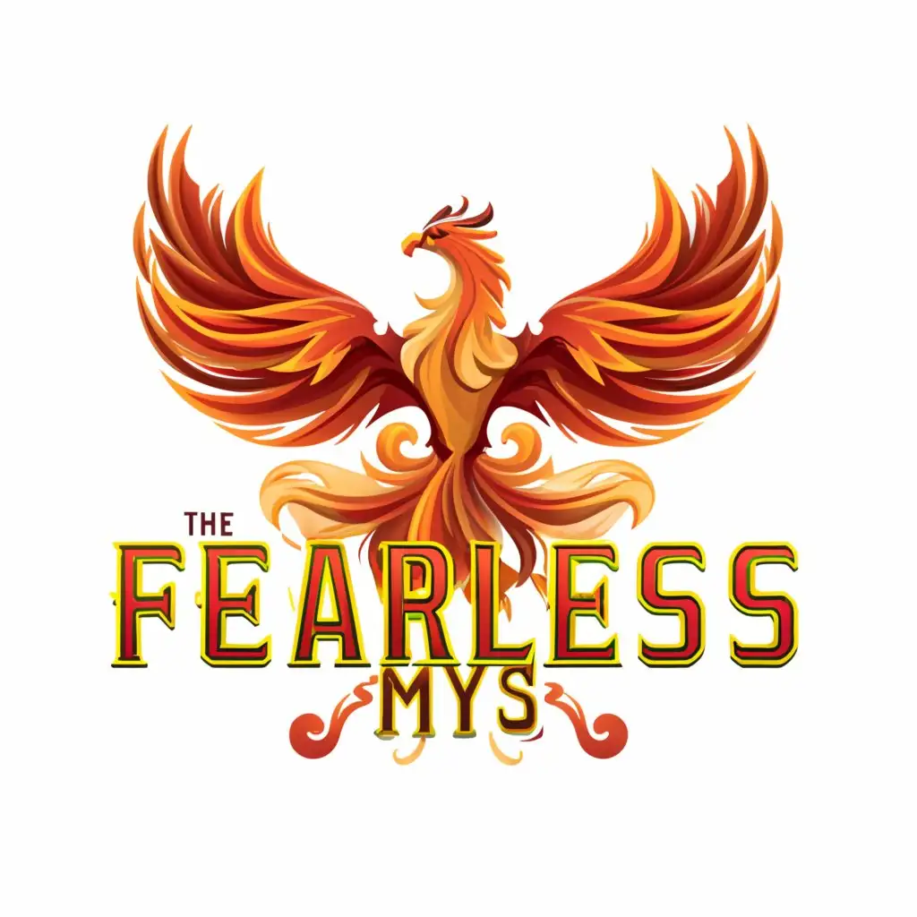 a logo design,with the text 'THE TAMILAN FEARLESS MYS', main symbol:PHOENIX AND ICONIC COLOUR,Moderate,clear background