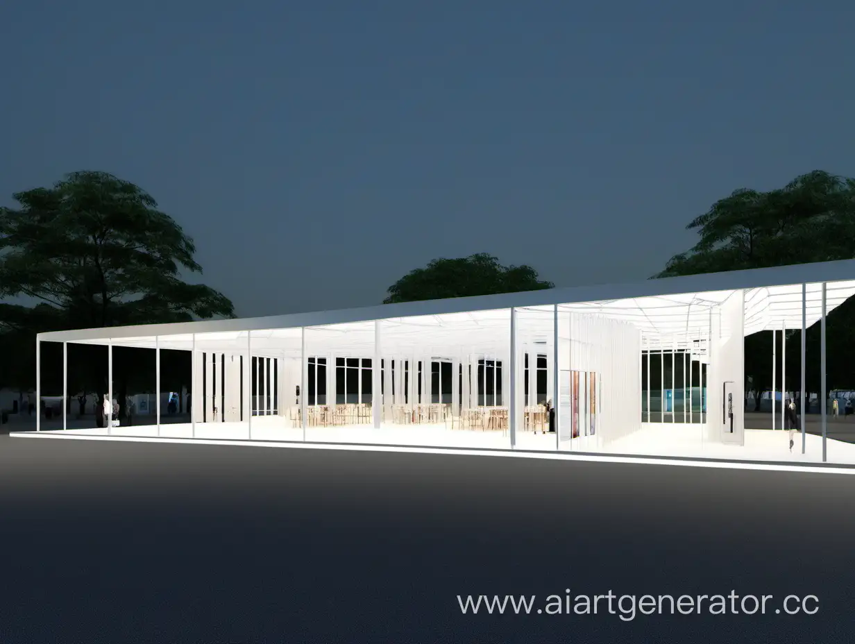 Modern-SingleStorey-Exhibition-Pavilion-with-Glass-Facade-and-Green-Roof