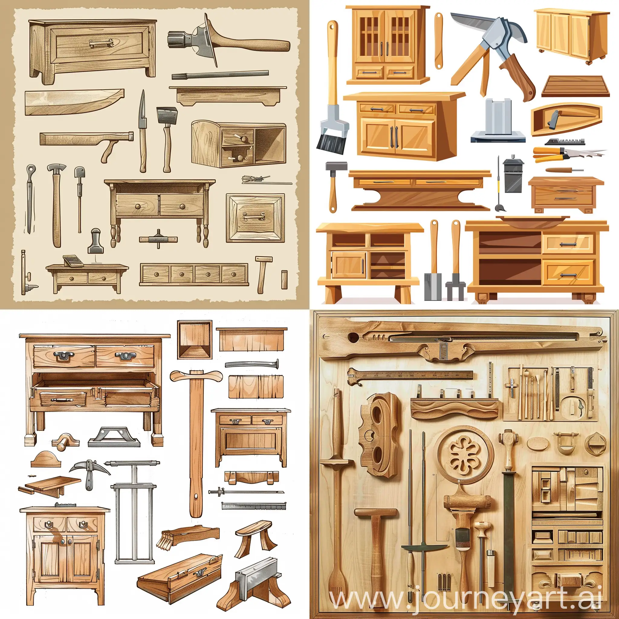 Craftsman-Crafting-Cabinet-Maker-Symbols