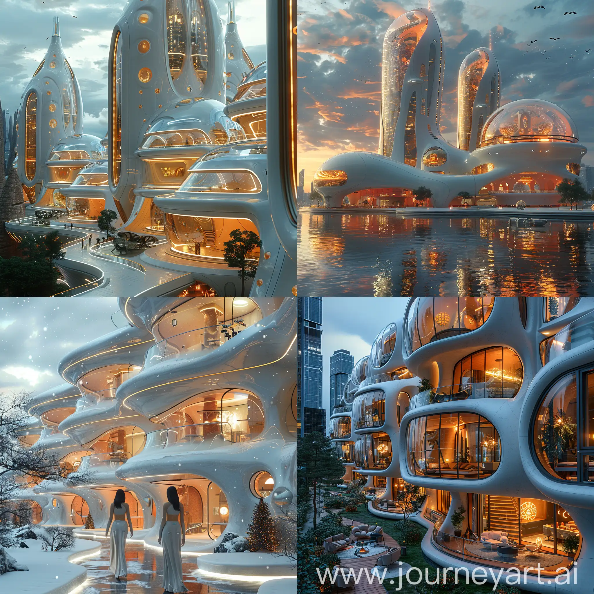 Ultra-modern Moscow, ultramodern Moscow, ultra-futuristic style, ultrafuturistic style, octane render --stylize 1000