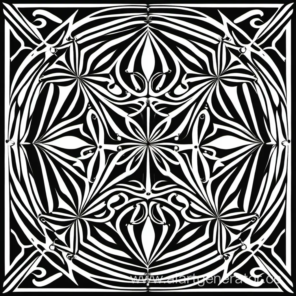 Symmetrical-Ornament-Design-in-Intricate-Lines