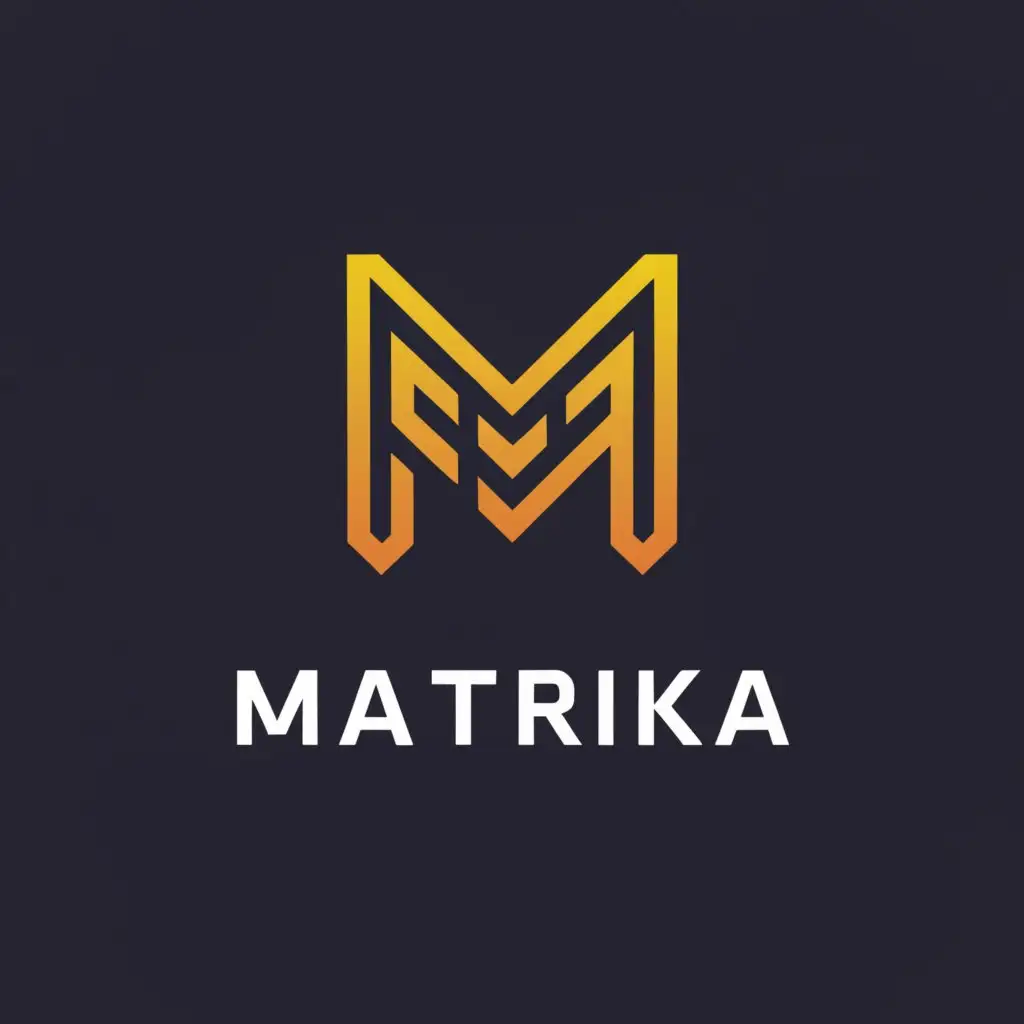 a logo design,with the text "MATRIKA", main symbol:M,Moderate,be used in Real Estate industry,clear background