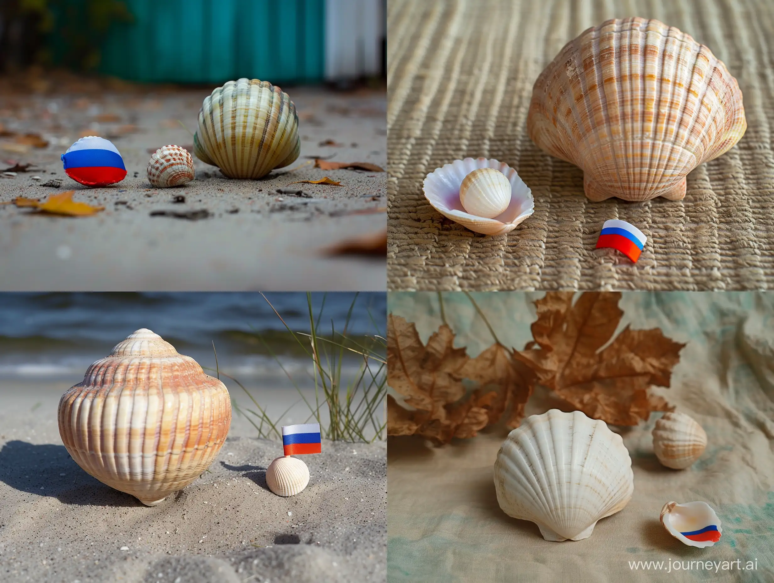 Entertaining-Shell-Game-with-Russianflag-Ball