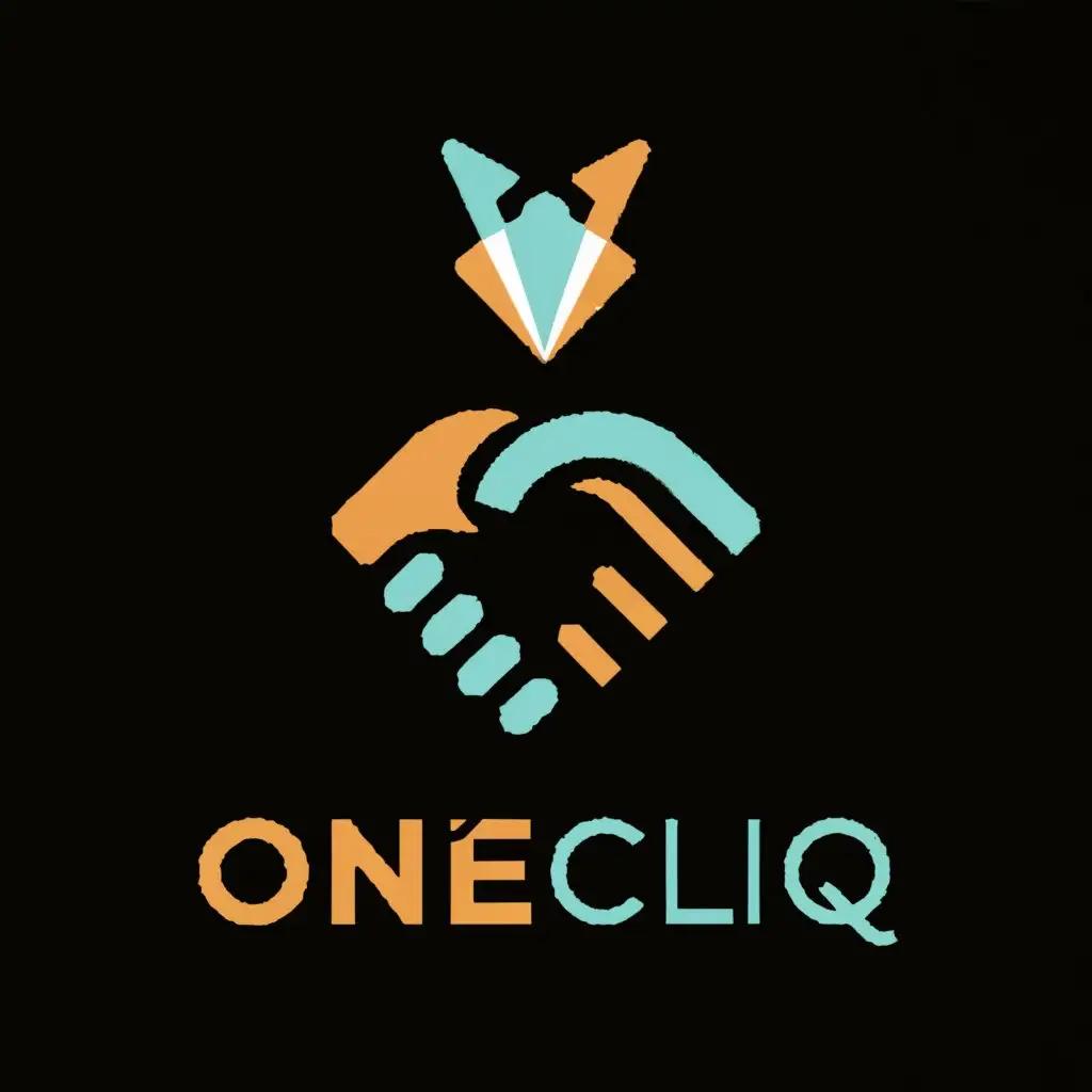 a logo design,with the text "Onecliq ", main symbol:talent management symbol,Moderate,be used in Entertainment industry,clear background