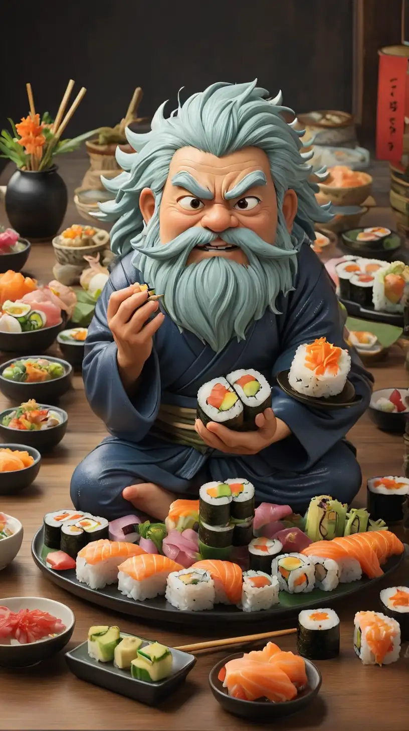 Zen Sushi Meditation A Tranquil Journey through Spiritual Cuisine