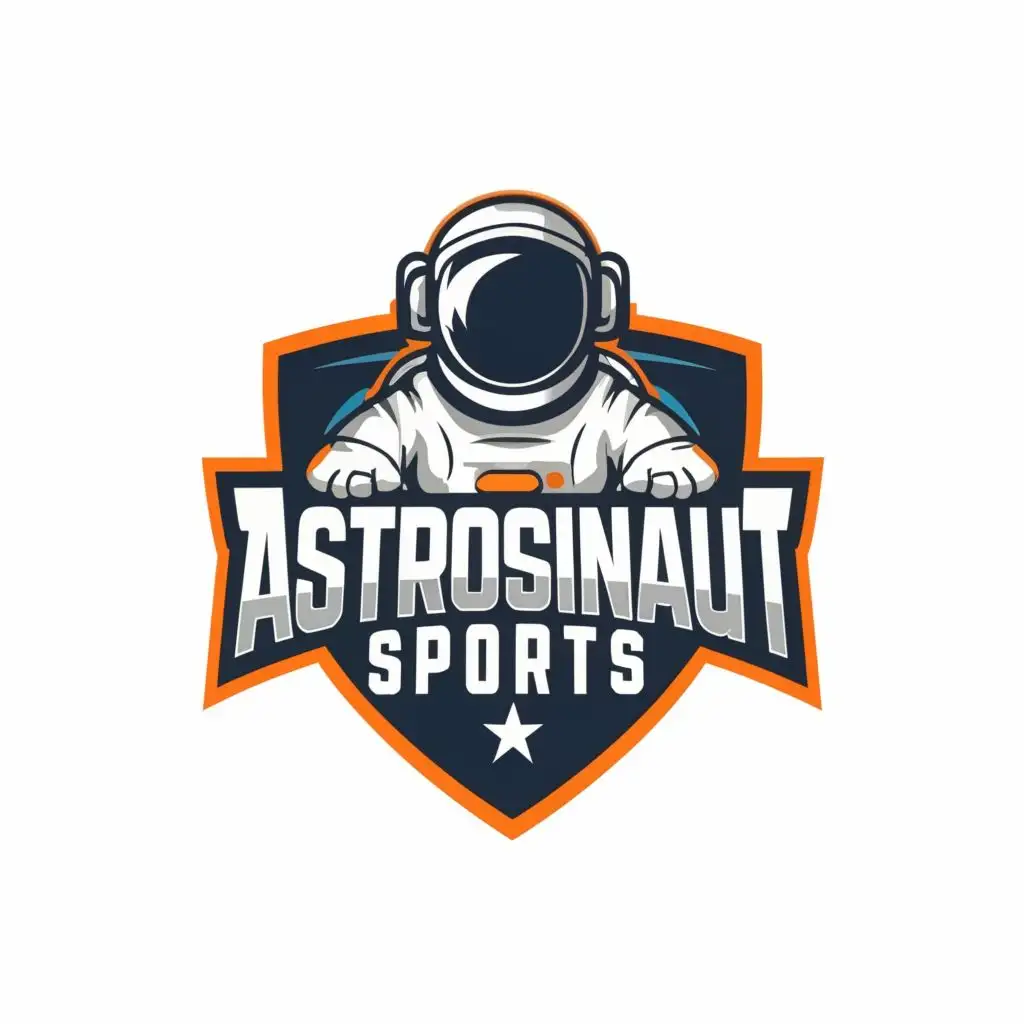 logo, AST, with the text "ASTRONAUT SPORTS ", typography, be used in Sports Fitness industry