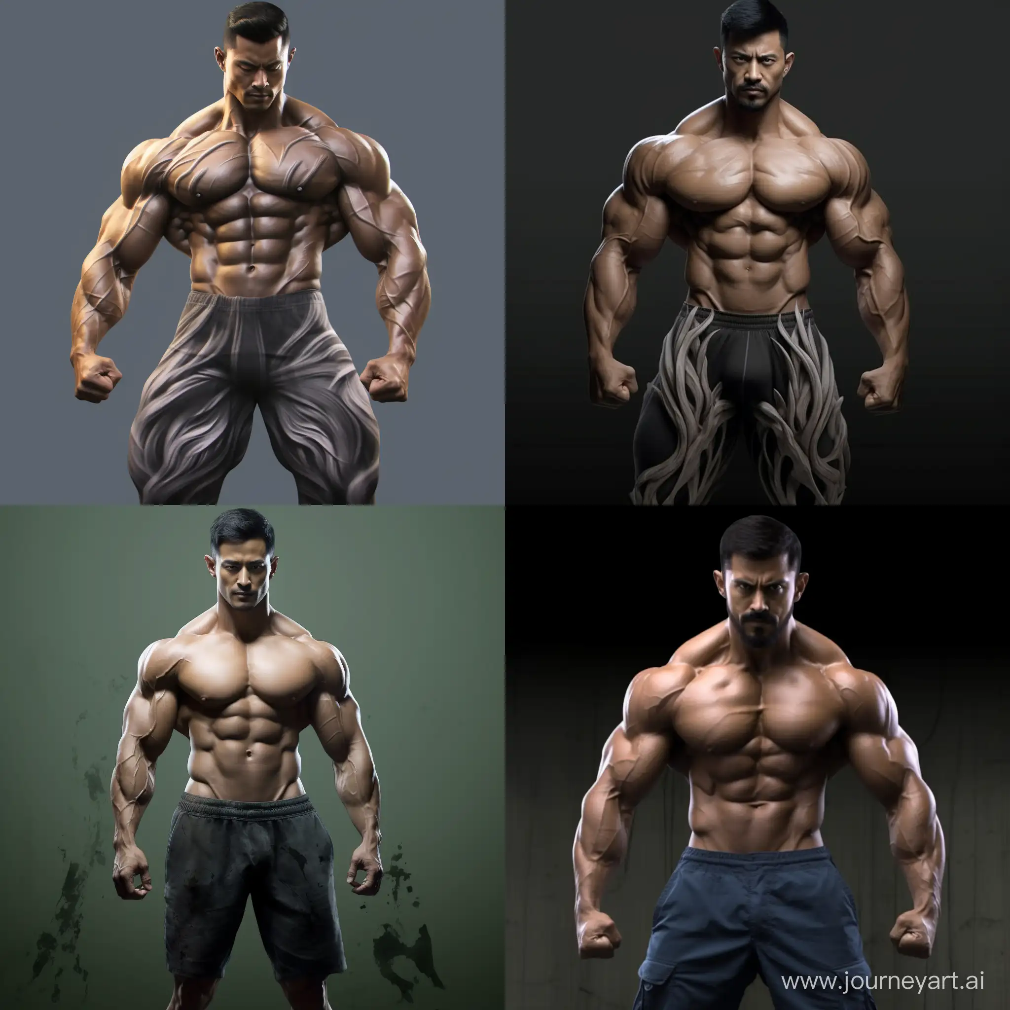 Asian-Bodybuilder-in-Powerful-FullBody-Pose
