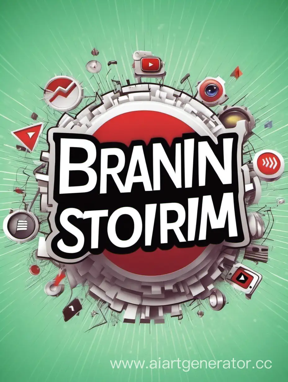 Баннер для ютуб канала BrainStorm