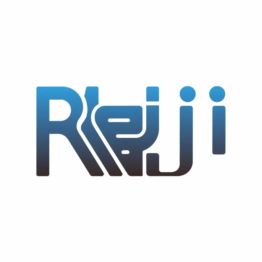 a logo design,with the text "REJI", main symbol:online store, art items,Moderate,clear background