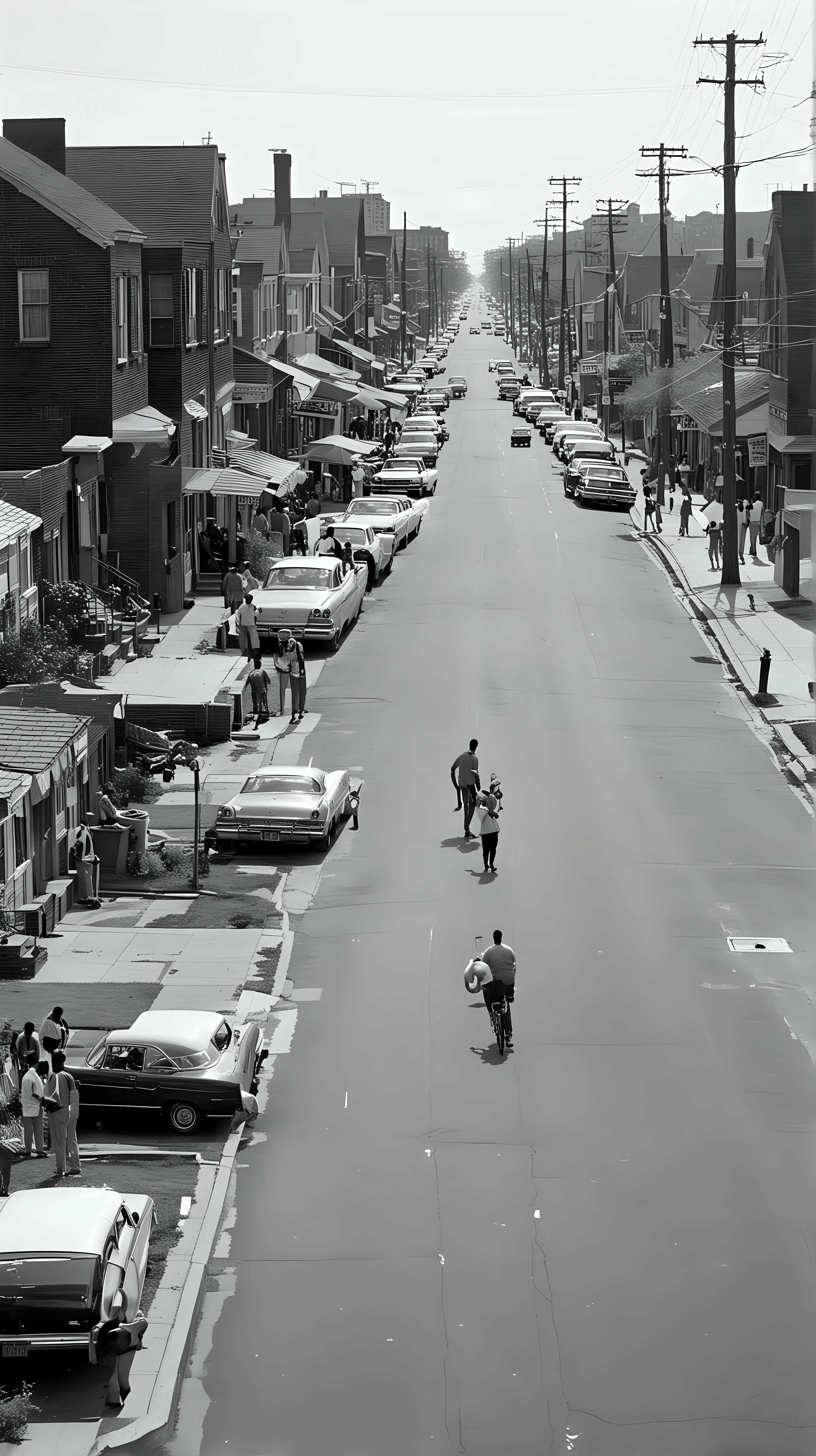 Vibrant Life in a 1960s Black Neighborhood