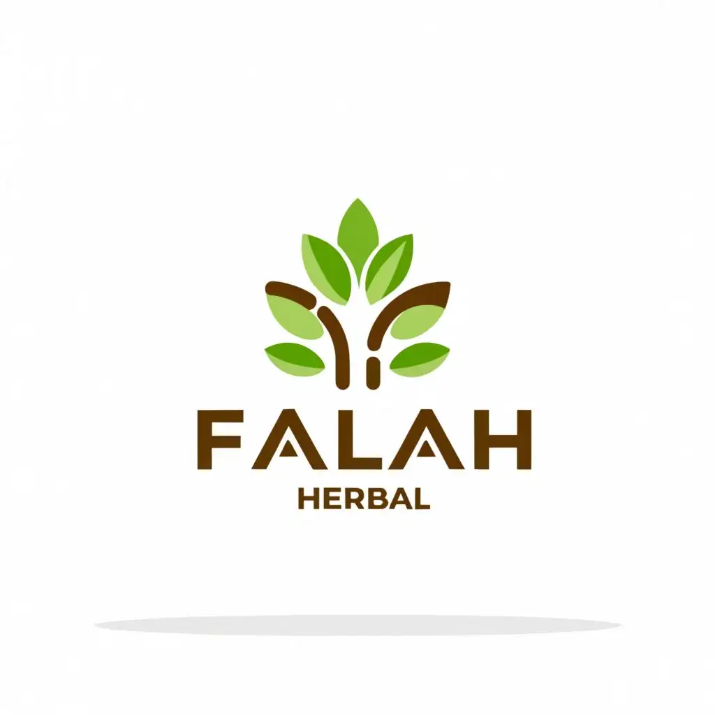LOGO-Design-for-Falah-Herbal-Minimalistic-Tree-with-Leaf-Symbol-on-a-Clear-Background