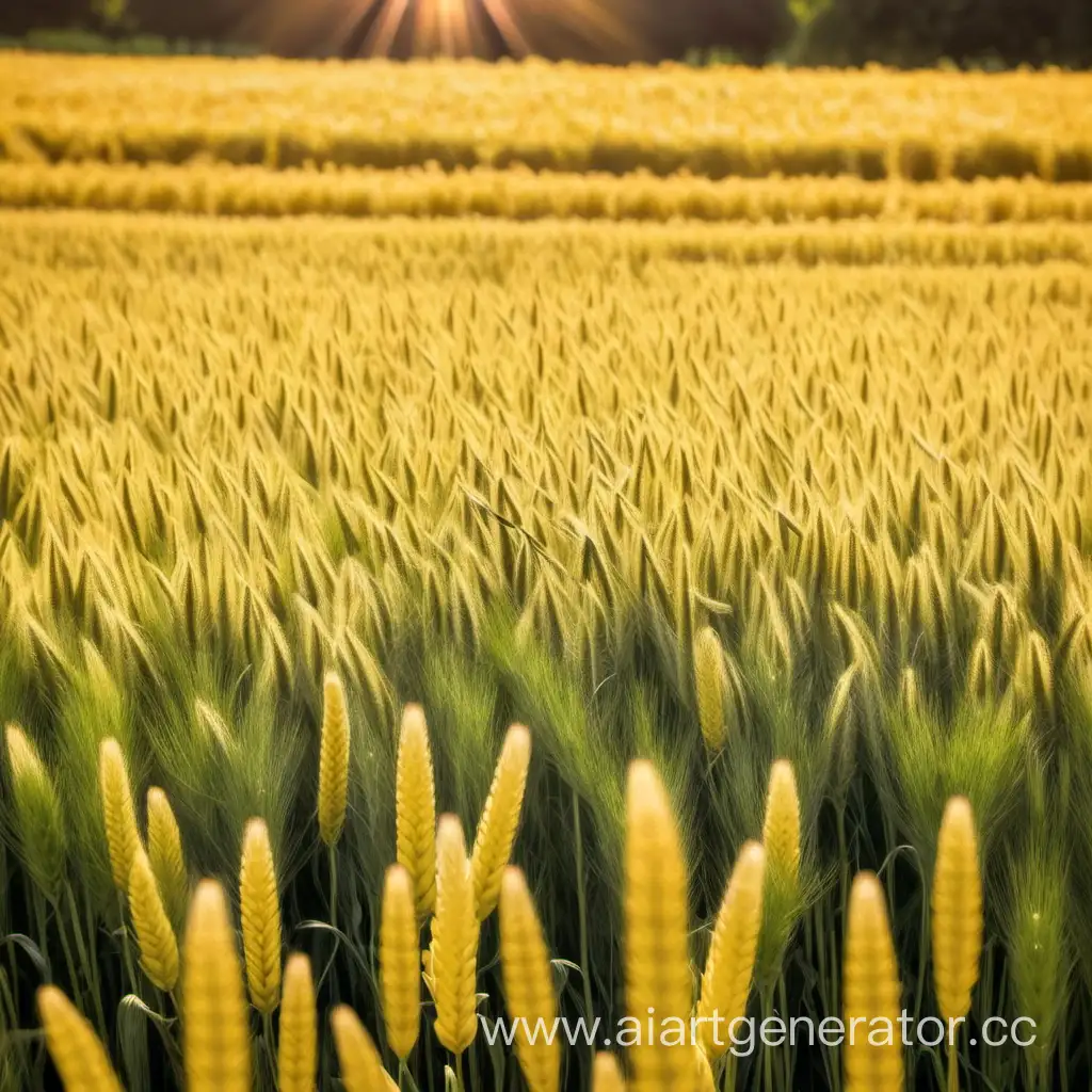 Vibrant-Golden-Wheat-Field-Bathed-in-Sunshine