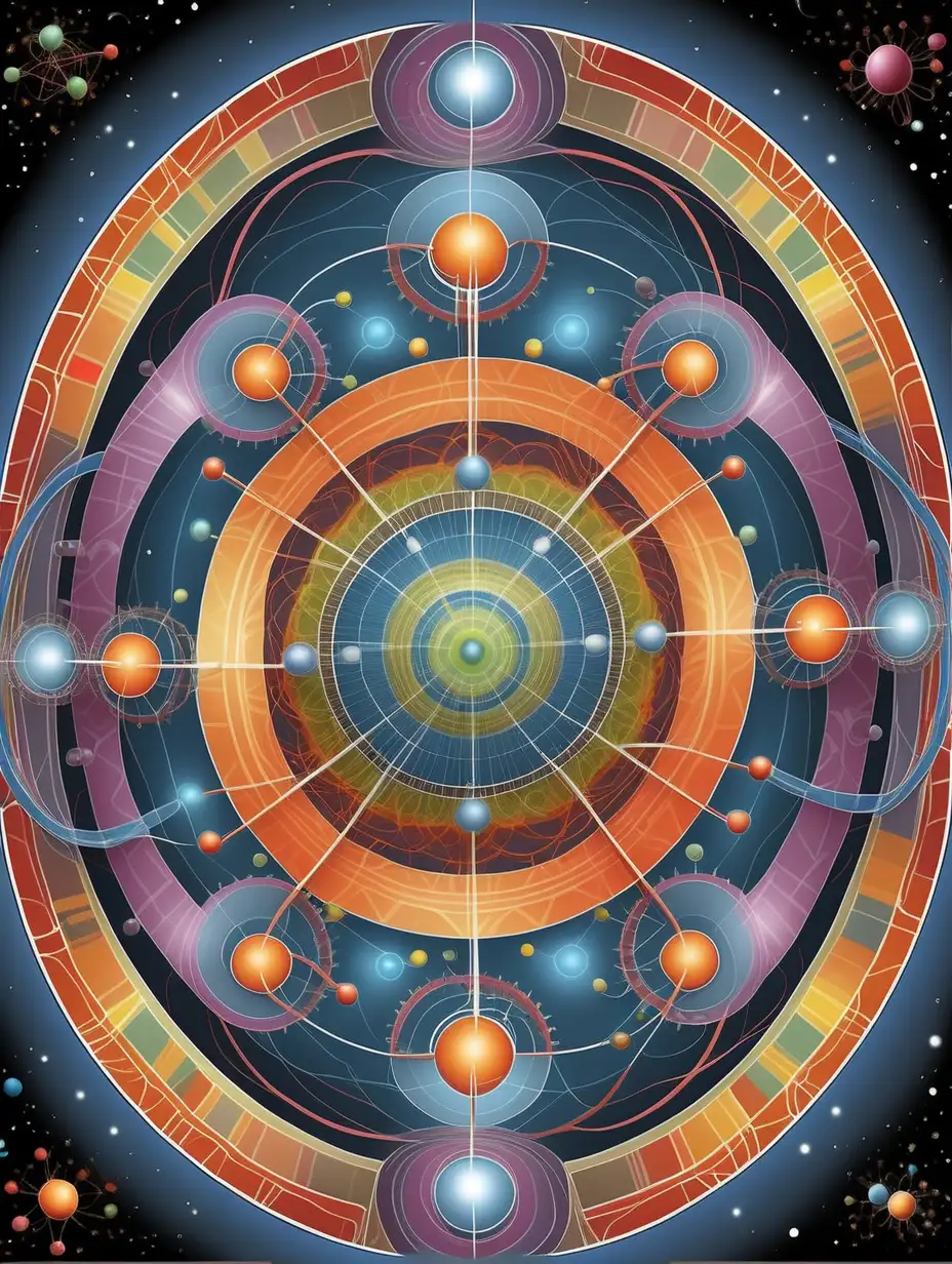 Quantum Portals Mandala Coloring Page Explore the Mysteries of Reality