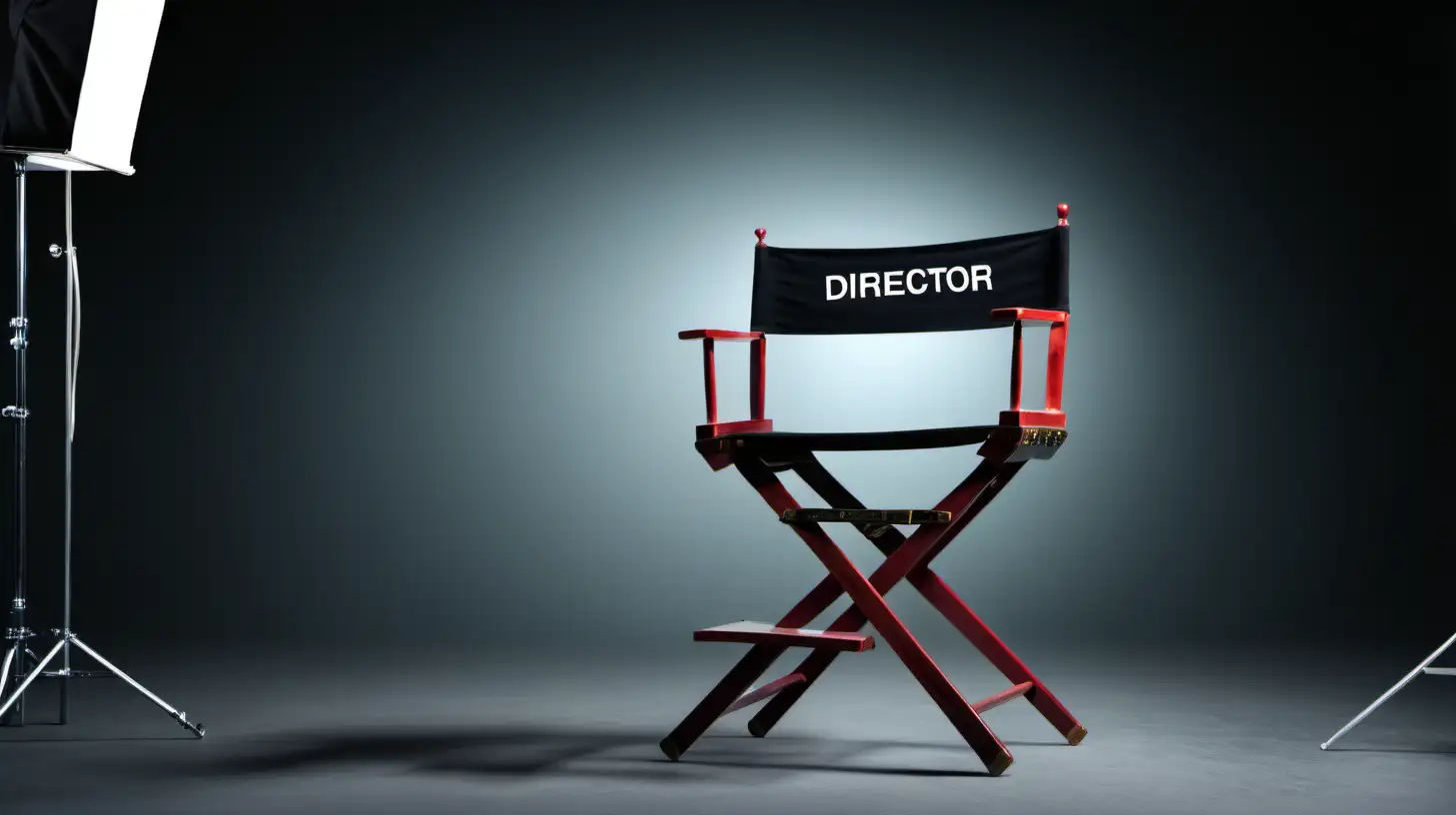 Directors Chair in Studio Casting Call for Creative Professionals