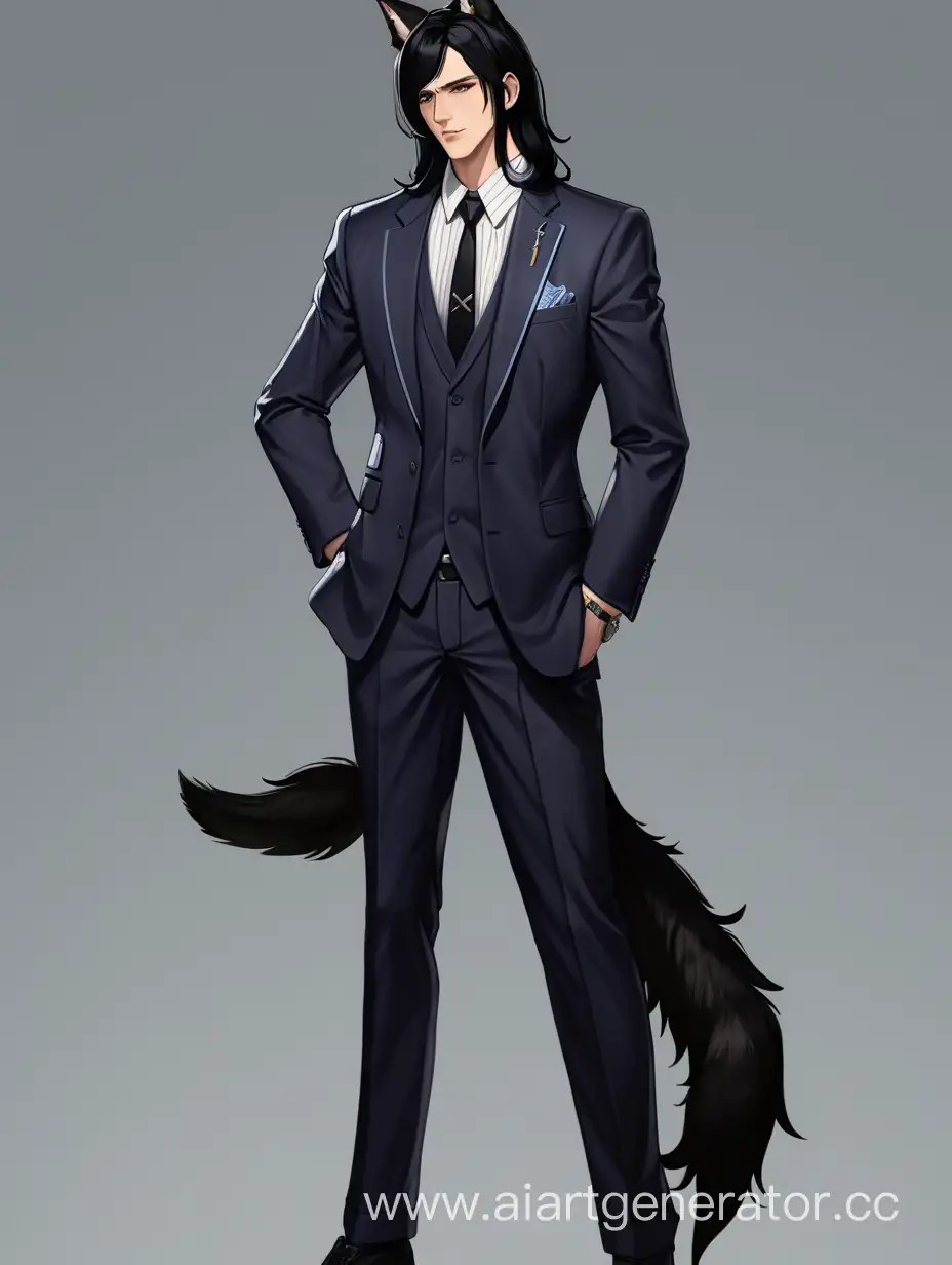 Elegant-WolfEared-Gentleman-in-Stylish-Suit